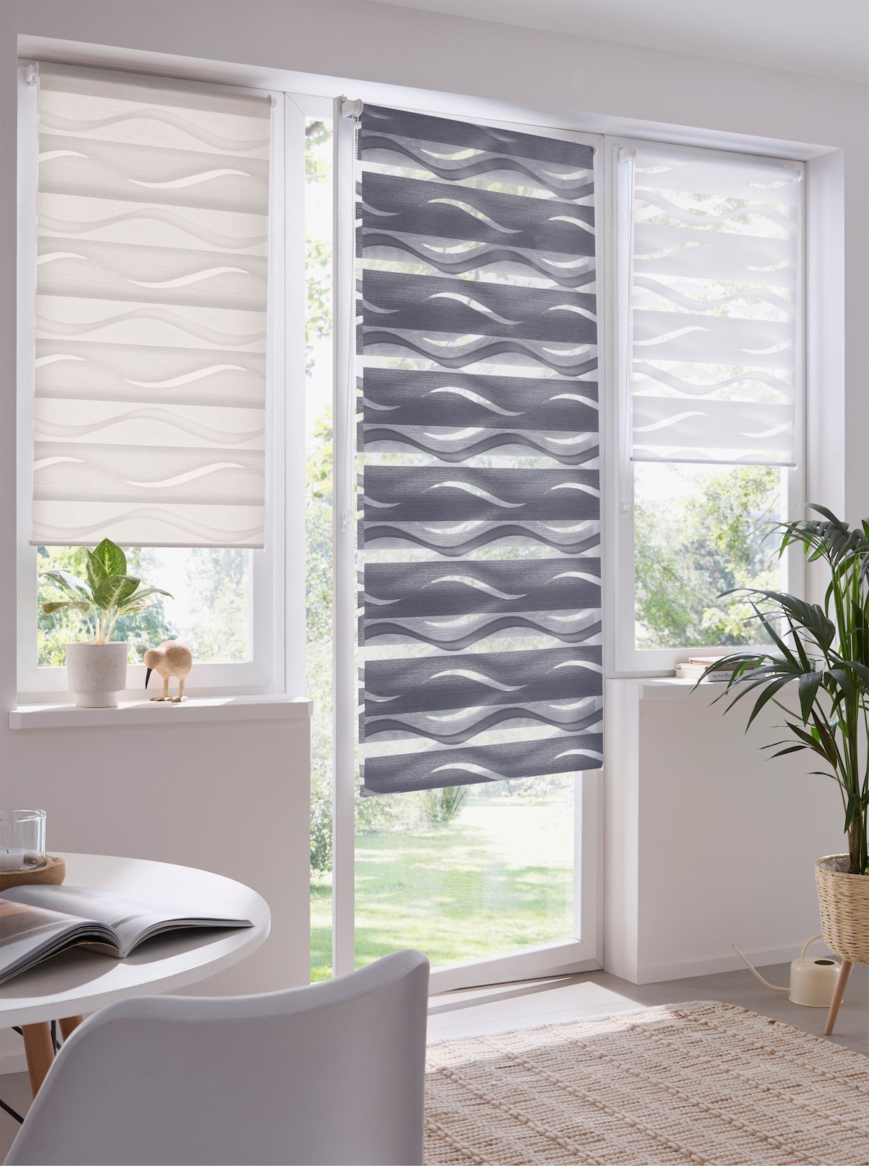 heine home Doppelrollo - weiß