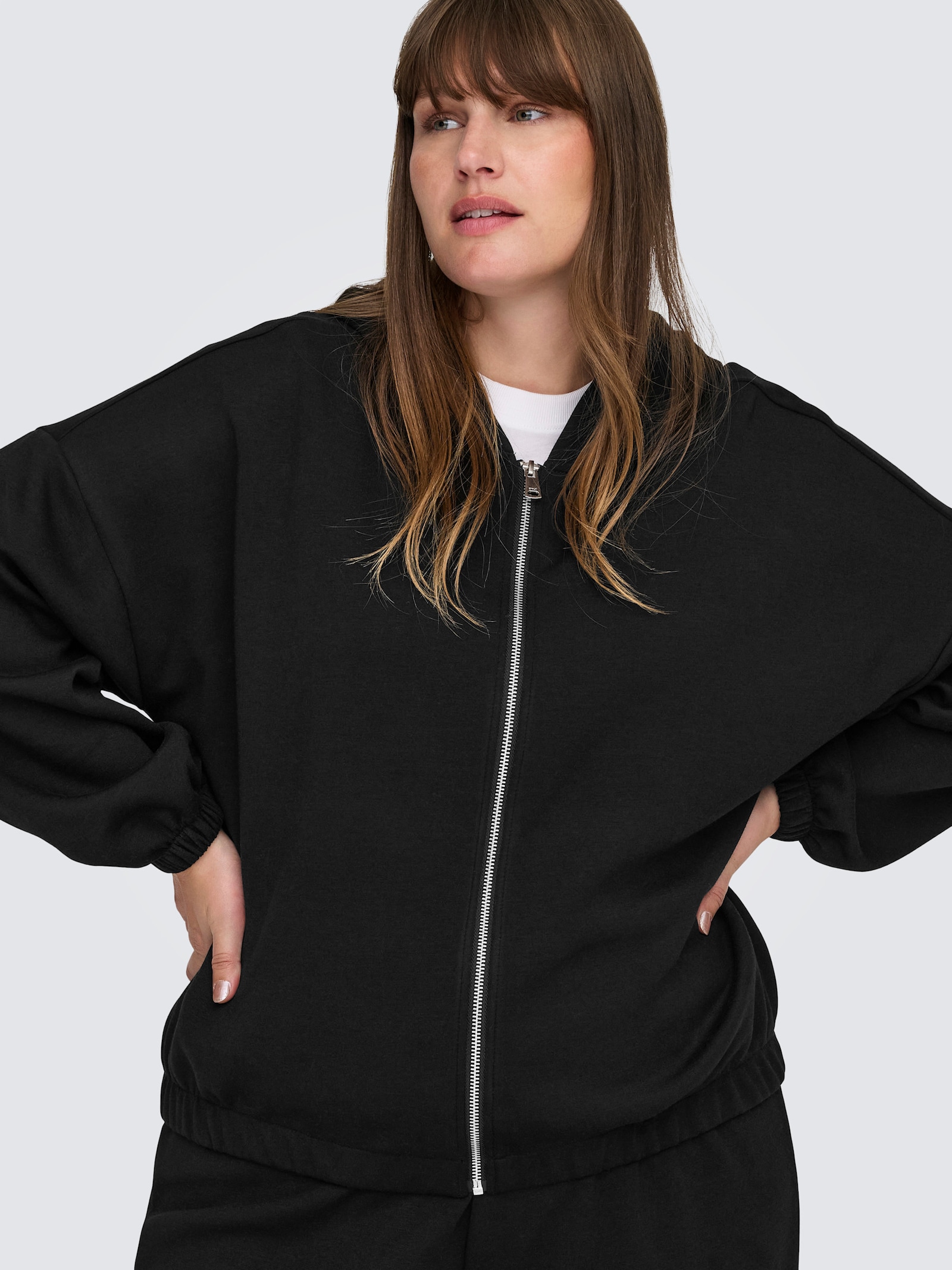 ONLY CARMAKOMA Kapuzensweatshirt - black