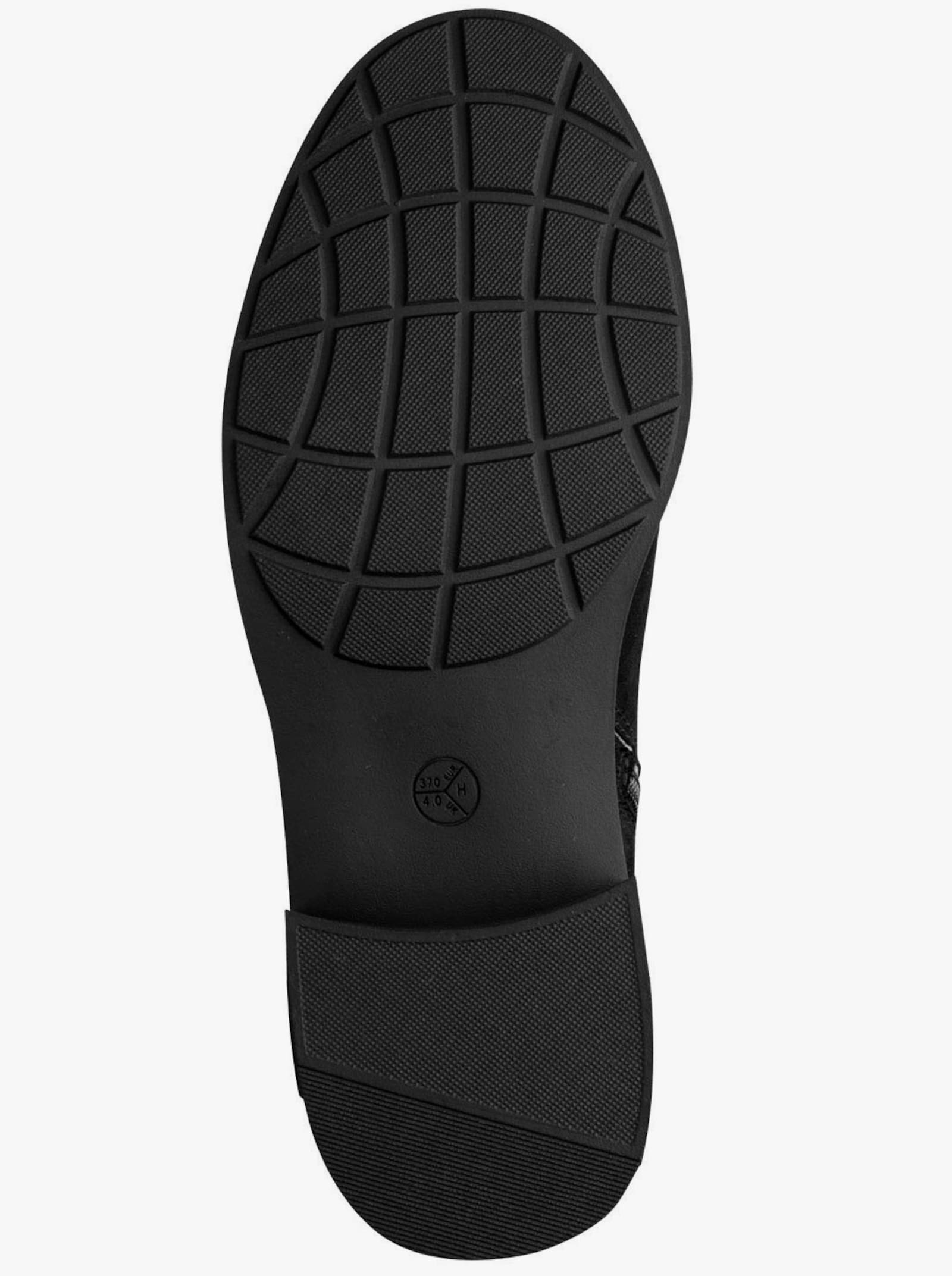 Jana Stiefel mit Stretch-Einsatz - schwarz