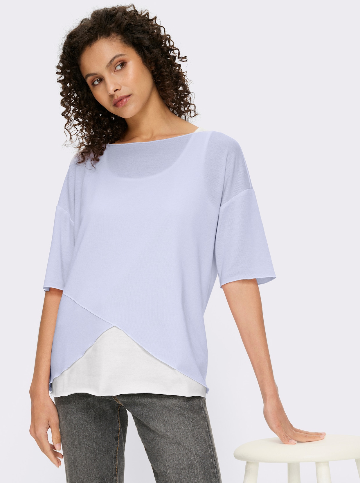 heine 2-in-1-Shirt - hellblau