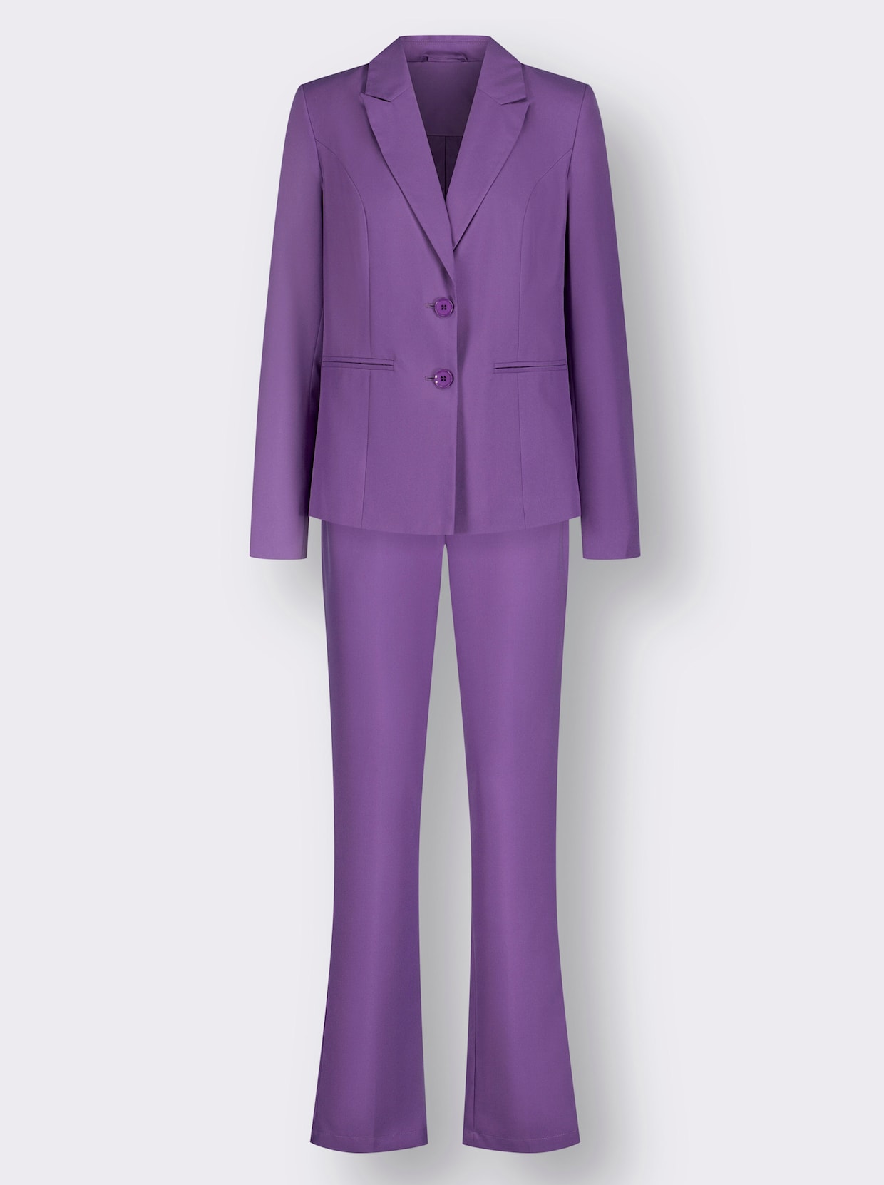 Nohavicový kostým - fialová