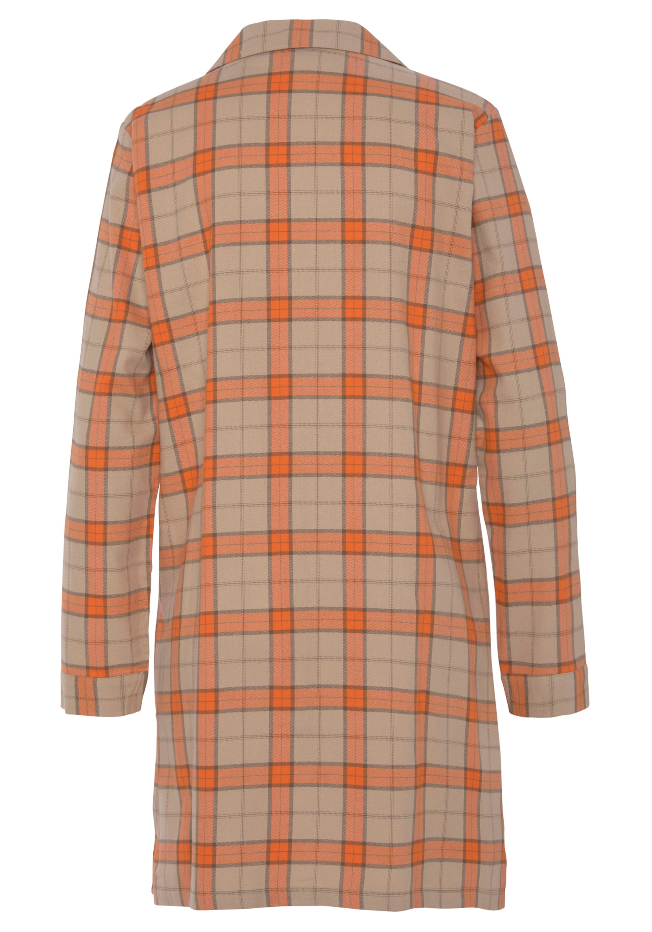 The Van günstig Kaufen-Nachthemd in orange von Vivance Dreams. Nachthemd in orange von Vivance Dreams <![CDATA[Klassisches Flanell Nachthemd mit Reverskragen und durchgehender Knopfleiste. Angenehme Qualität aus 100% Baumwolle.]]>. 