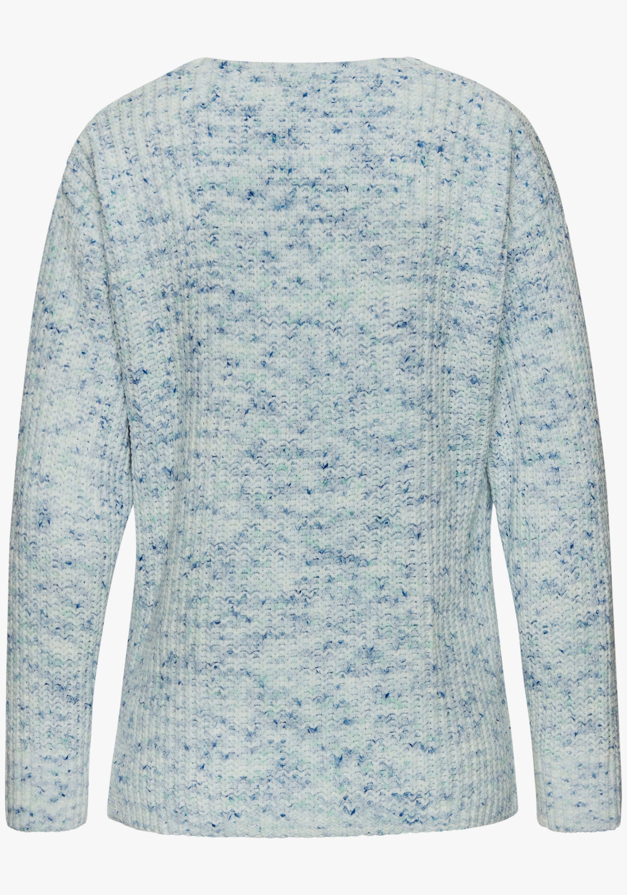 Buffalo V-Ausschnitt-Pullover - blau-creme