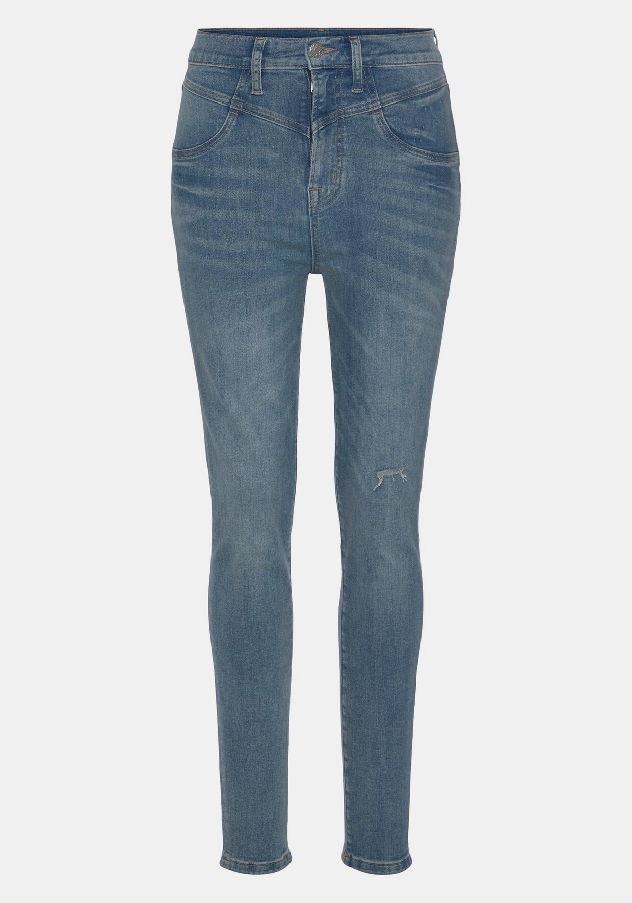 LASCANA High waist jeans - blue washed