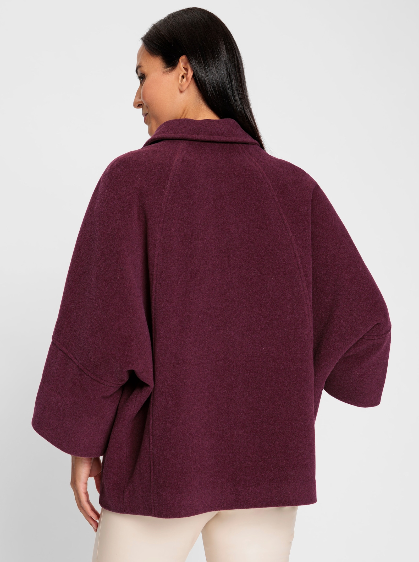 heine Jacke mit weiten Ärmeln - bordeaux