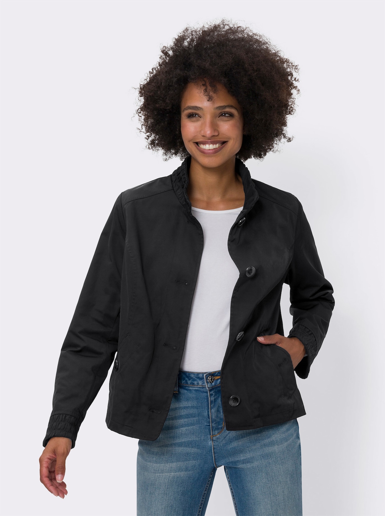heine Veste de mi-saison - noir