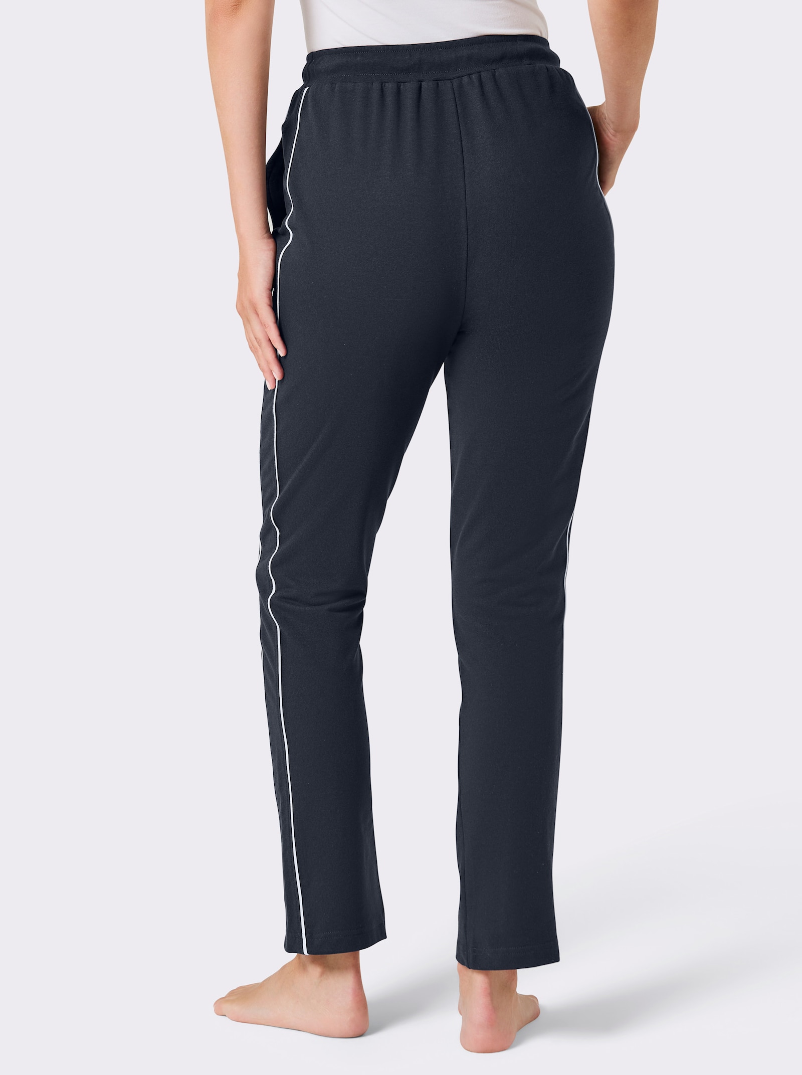 feel good Hose - marine-weiß