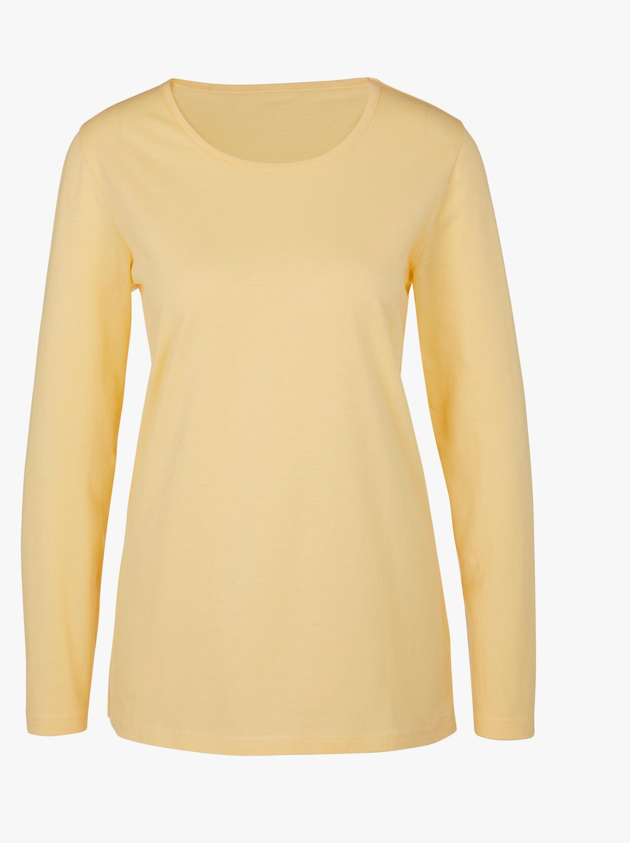 Langarmshirt - gelb