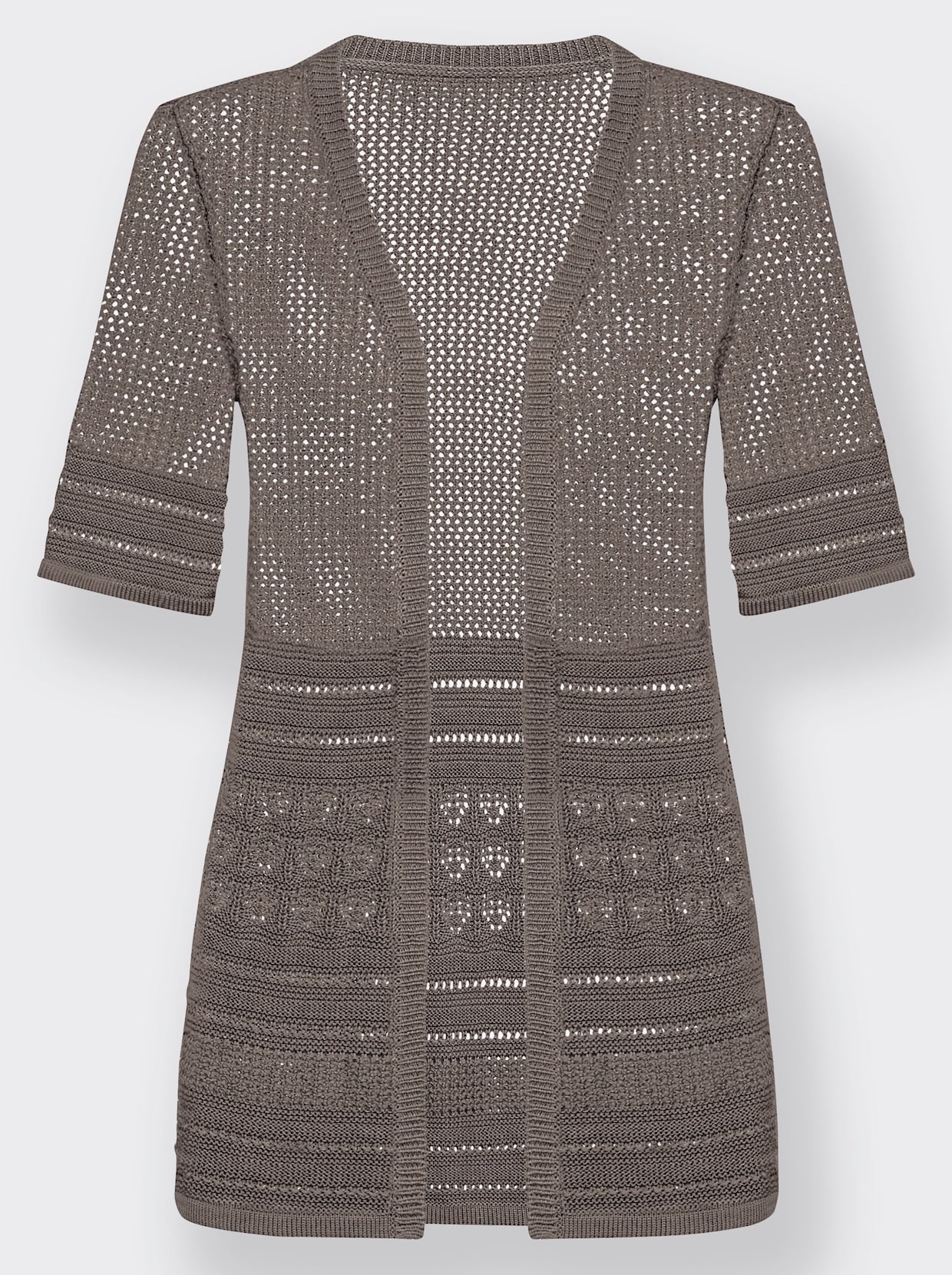 Veste en tricot - taupe