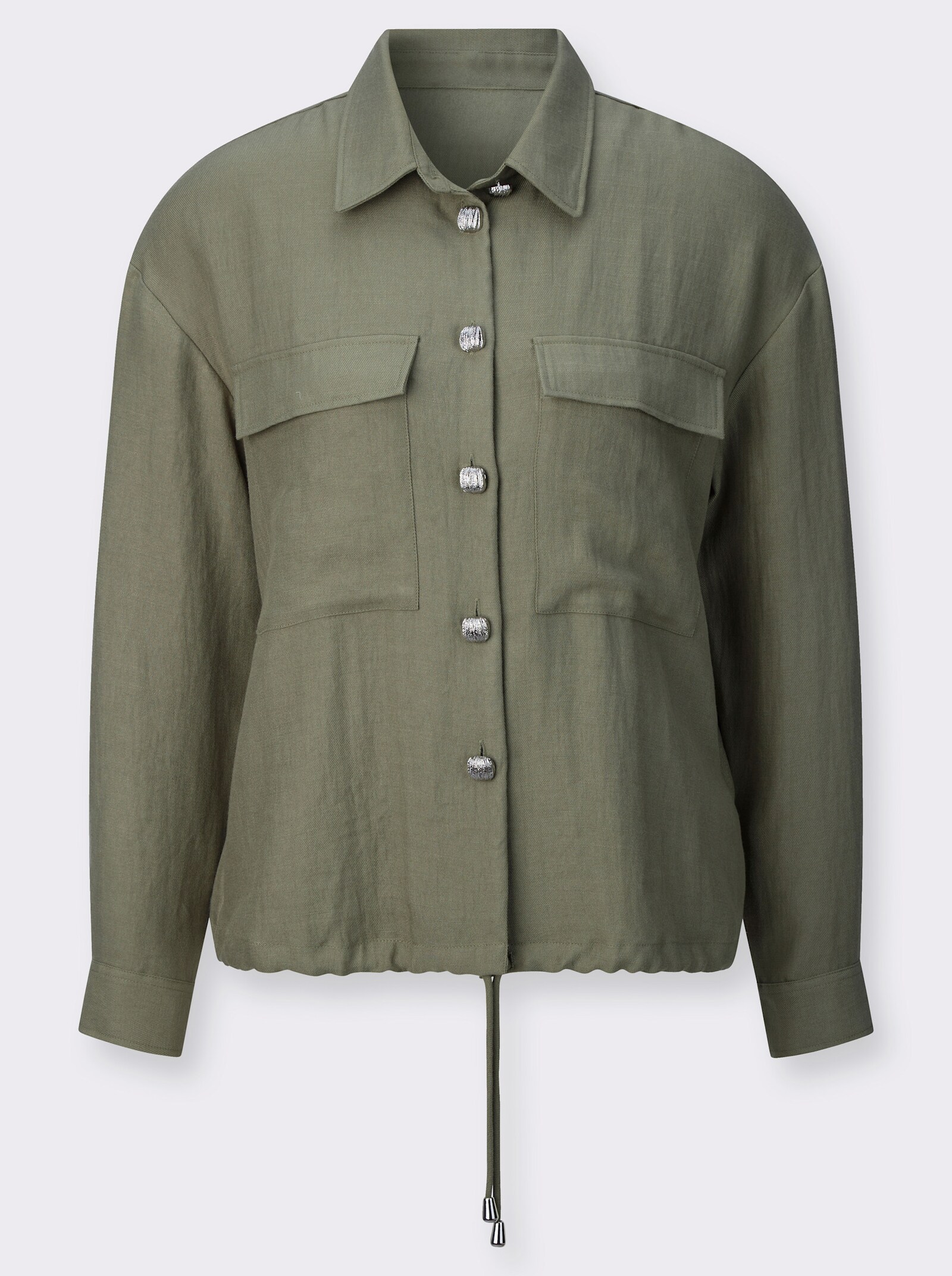Blusenjacke - khaki