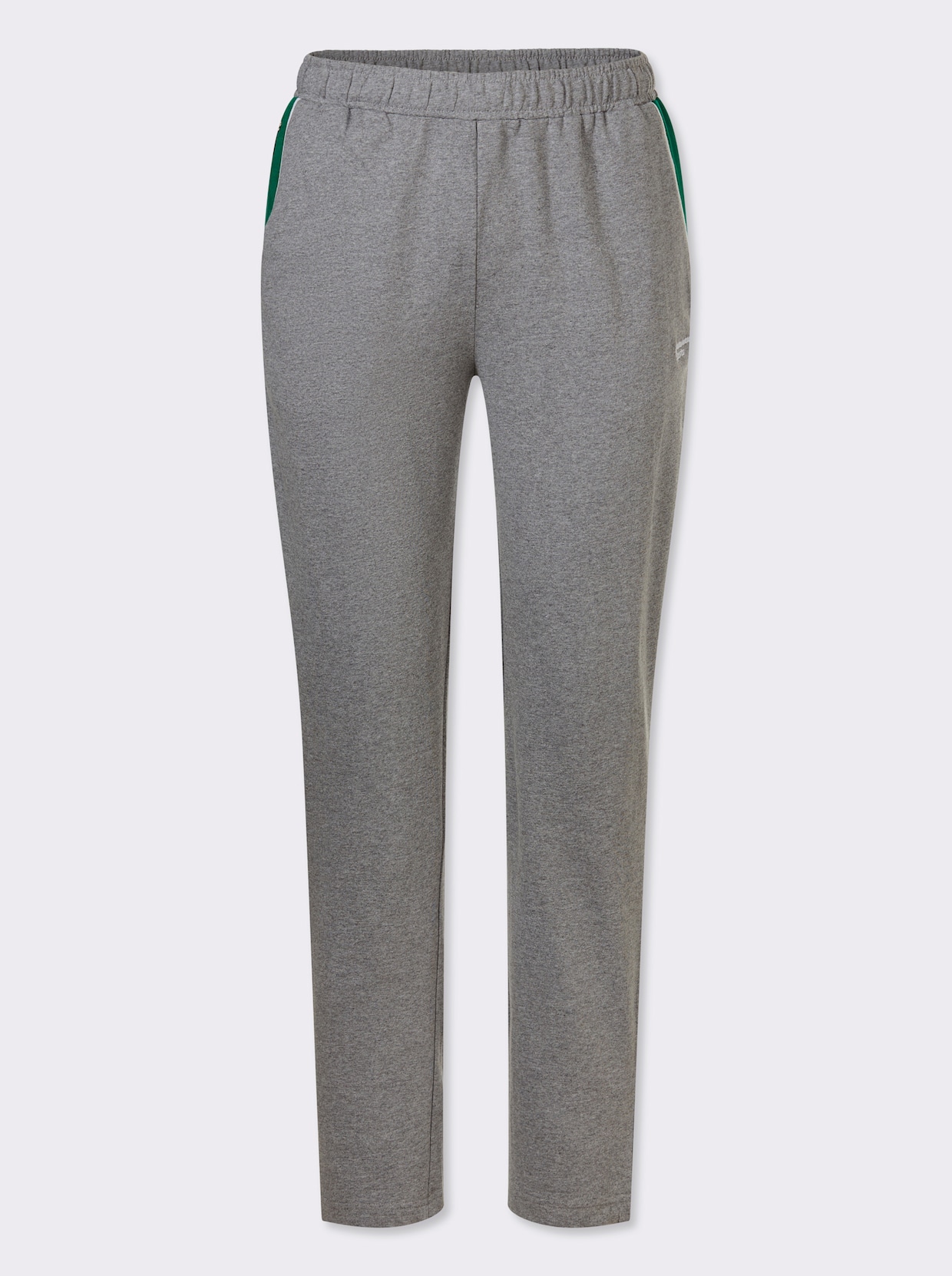 Catamaran Sports Freizeithose mit kontrastfarbigen Taschenbeuteln - grau-meliert