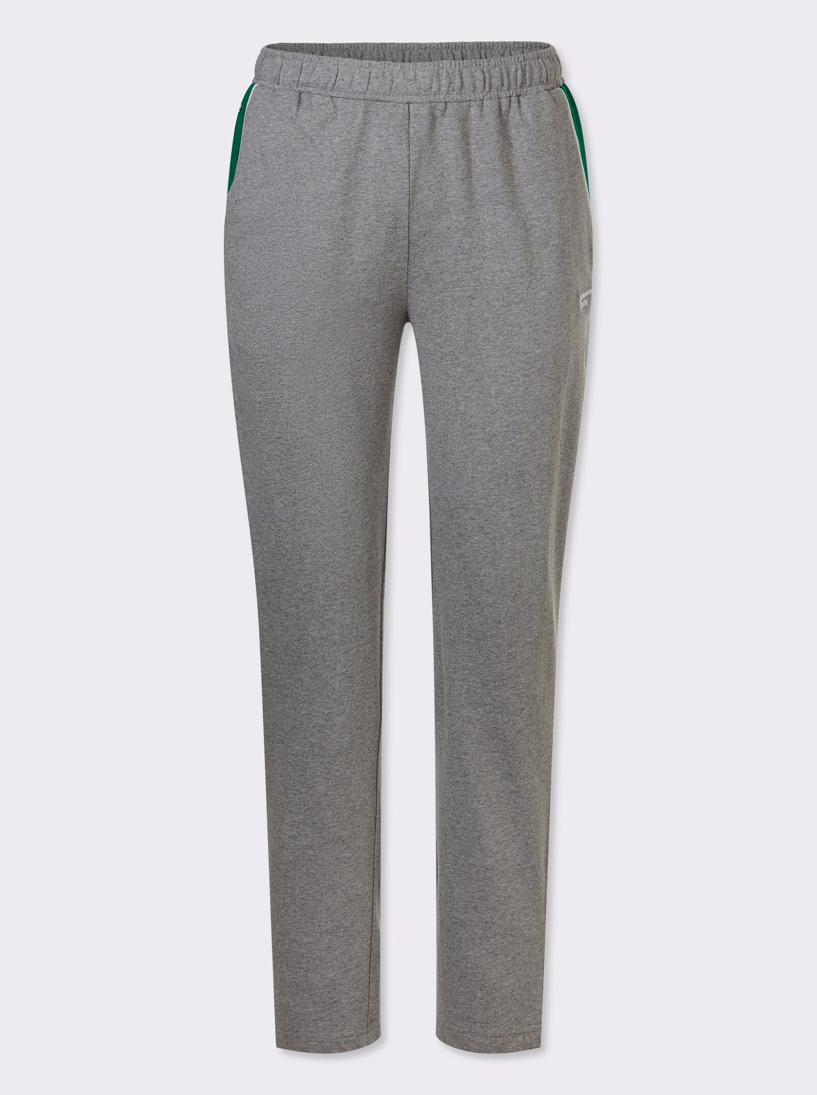 Catamaran Sports Freizeithose mit kontrastfarbigen Taschenbeuteln - grau-meliert