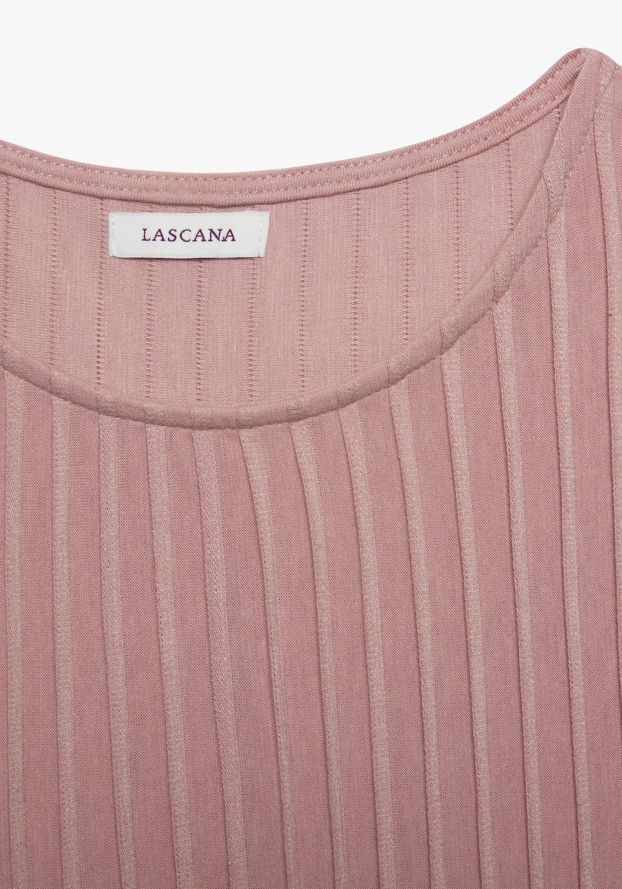 LASCANA Kurzarmshirt - mauve