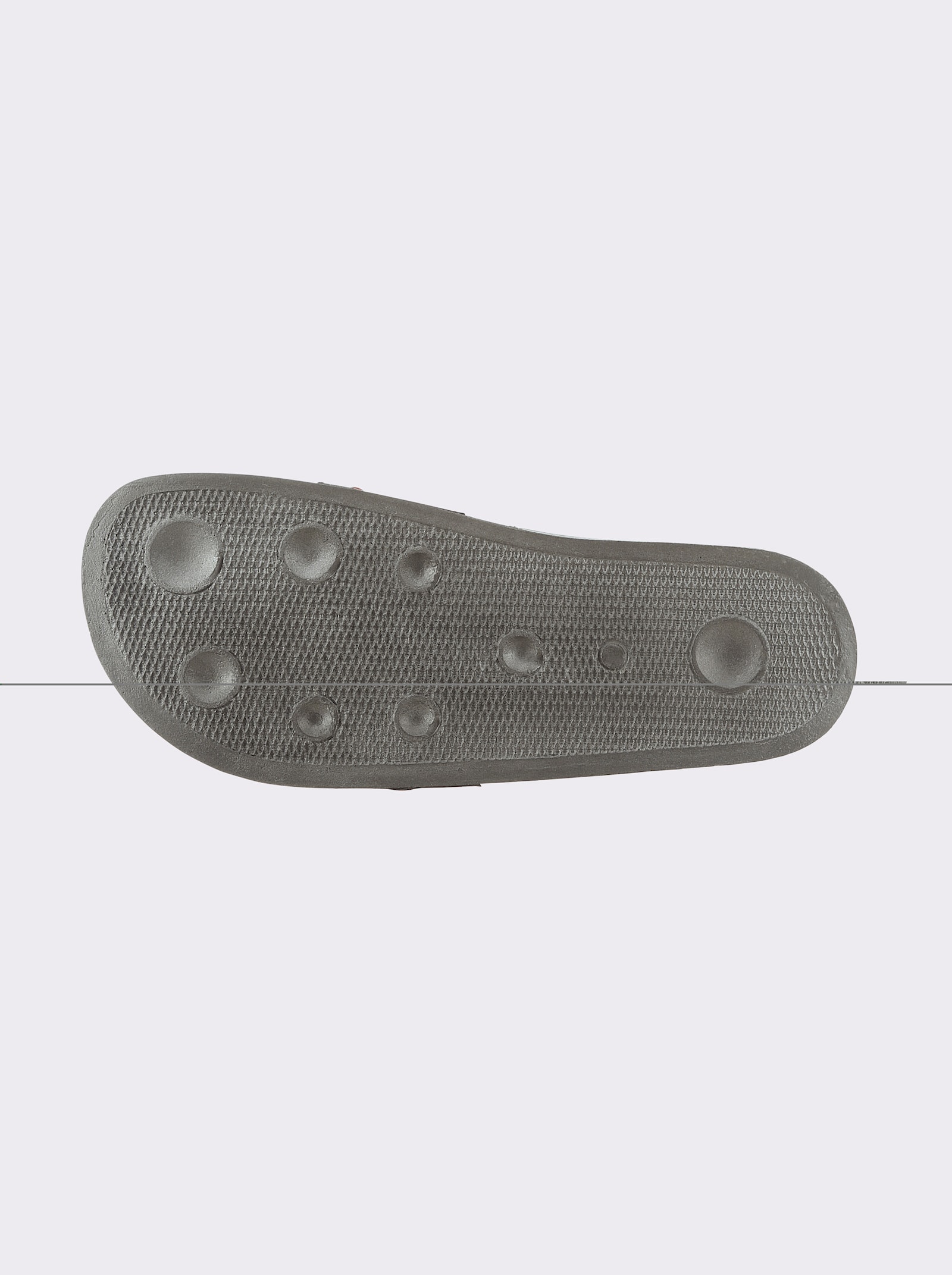 airsoft modern+ Slipper met meerkleurige applicatie - zilverkleur