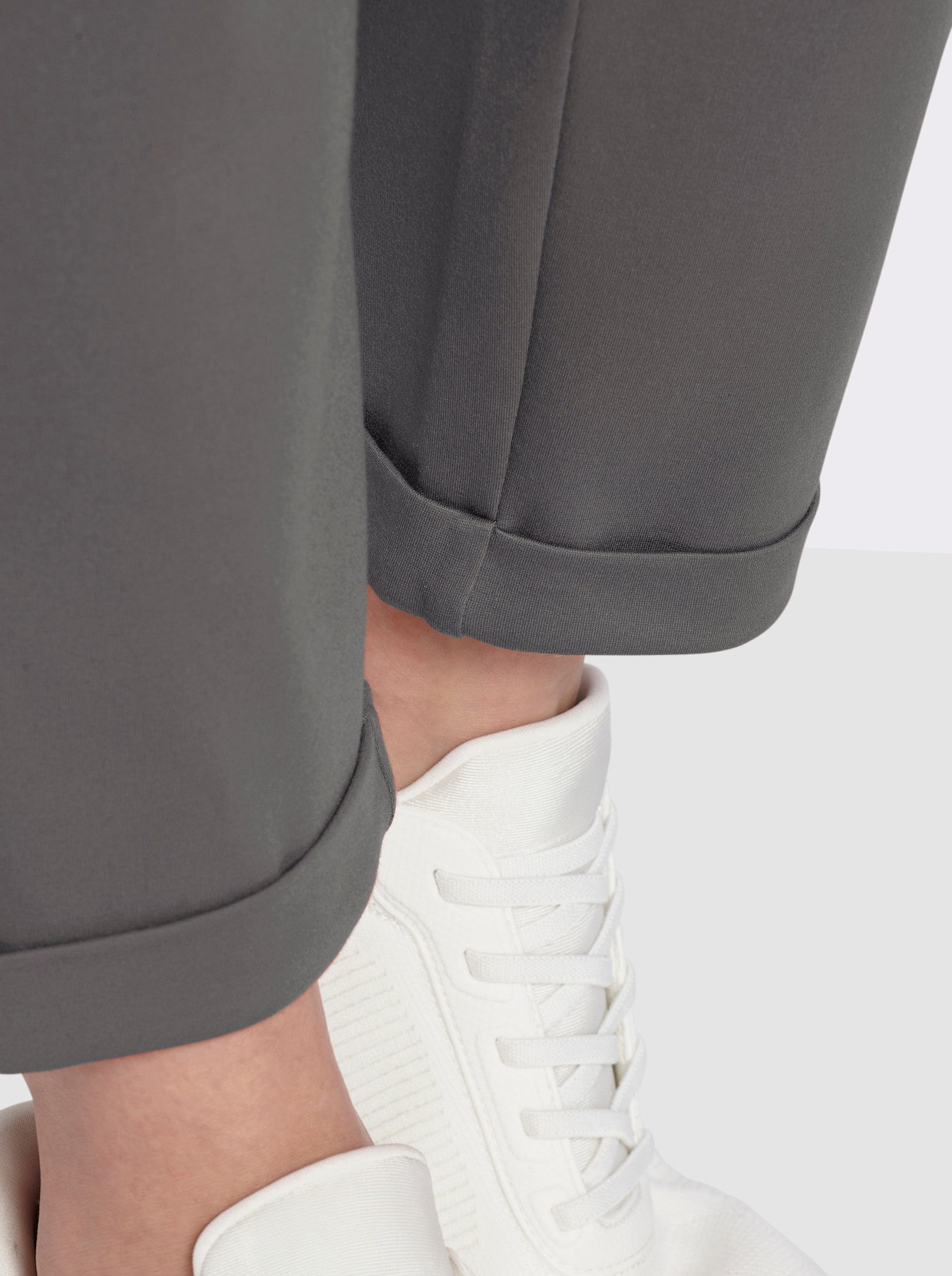 Jogg Pants in Interlock-Qualität - anthrazit