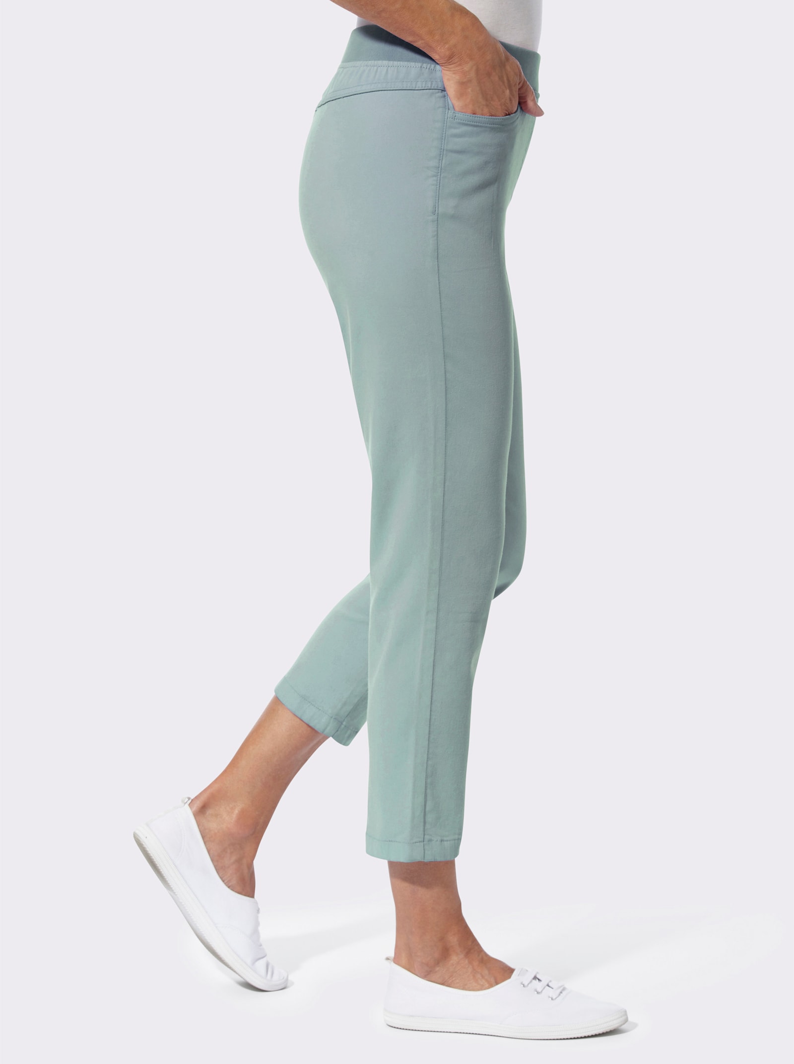 7/8-Hose in Schlupfform - jade