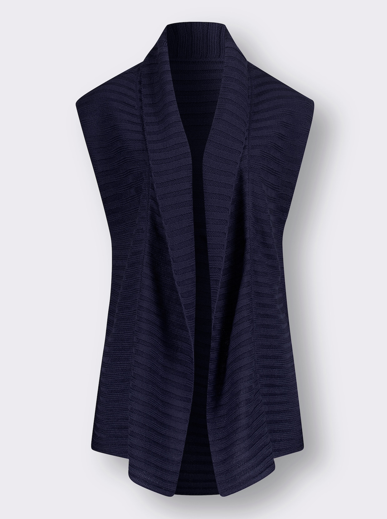 Pletená vesta - noční modrá