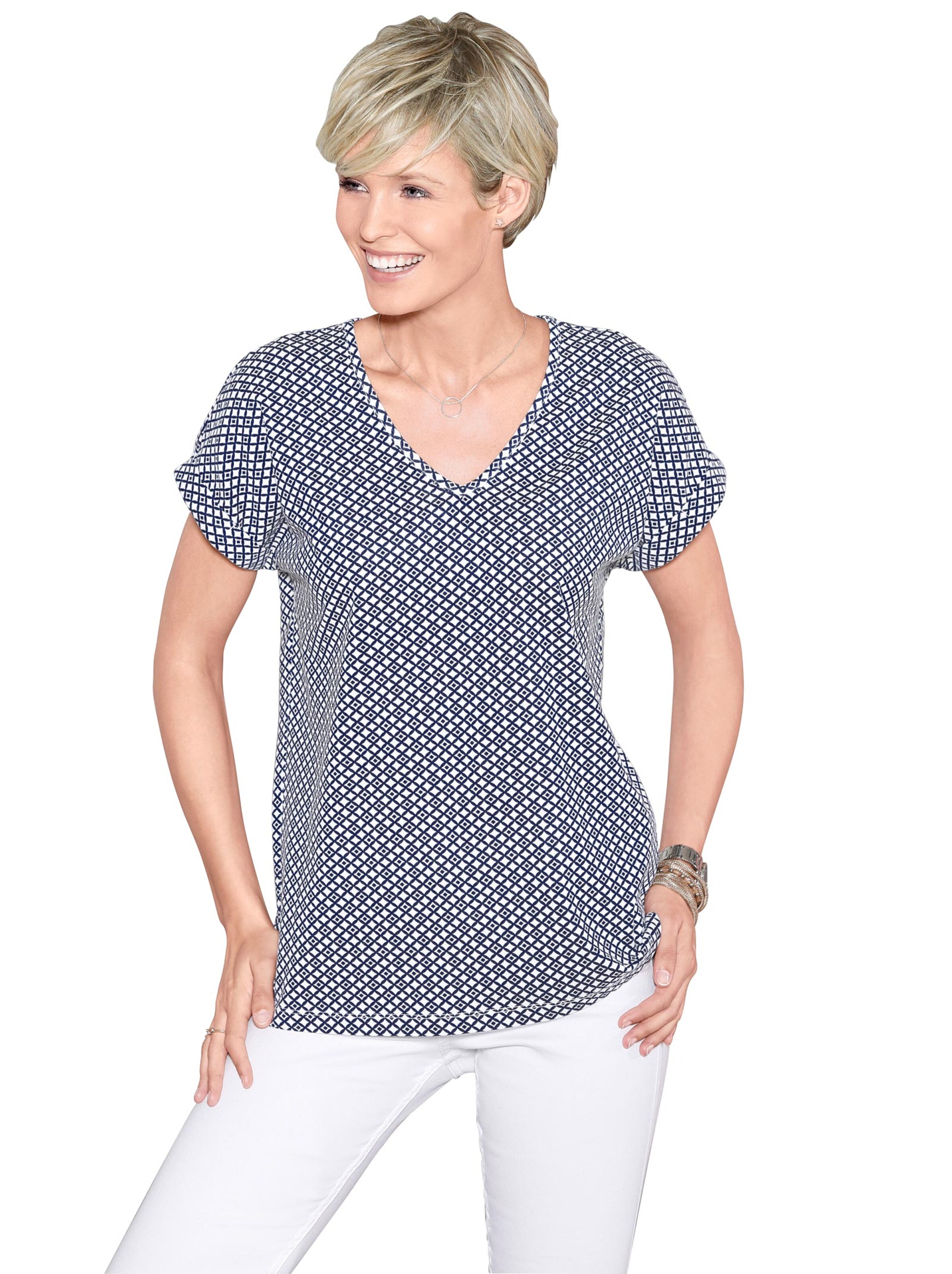 Shirt - marine-bedruckt