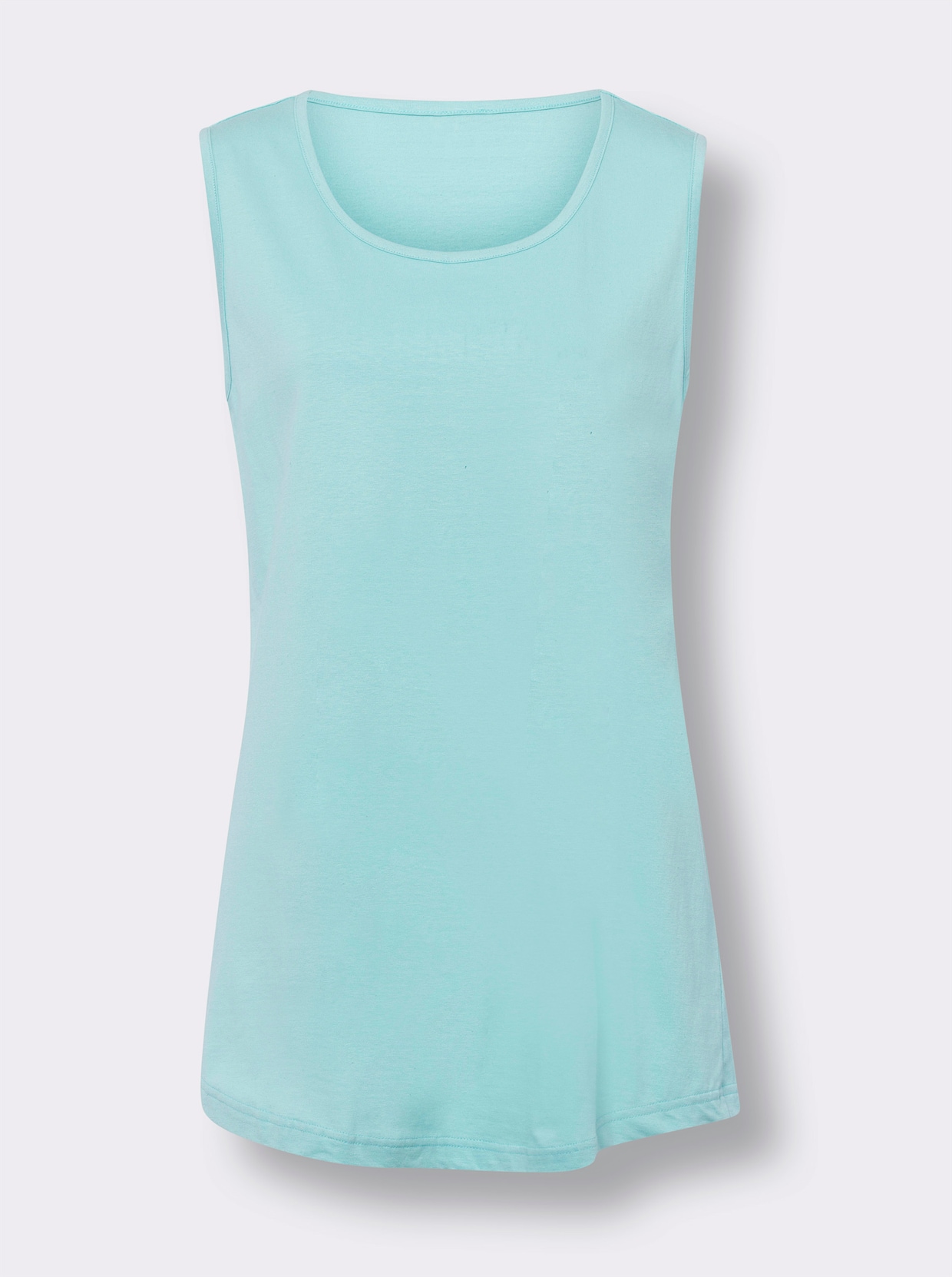 Lange top - lila + mint