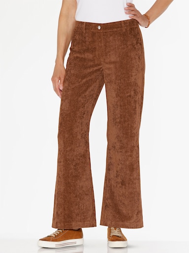 Cordhose - cognac