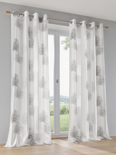 heine home Dekostore - anthrazit-weiß