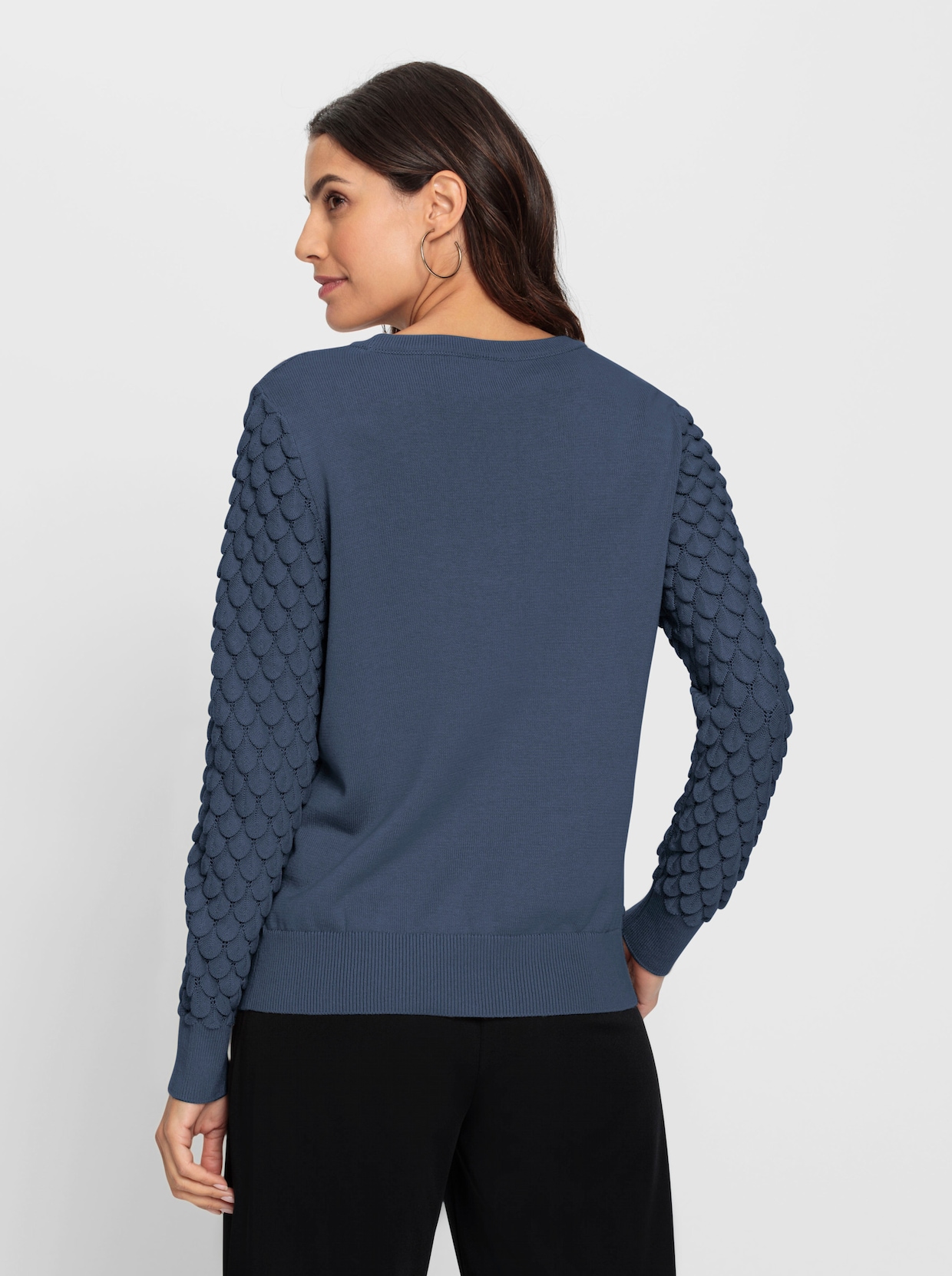 Pullover - rauchblau