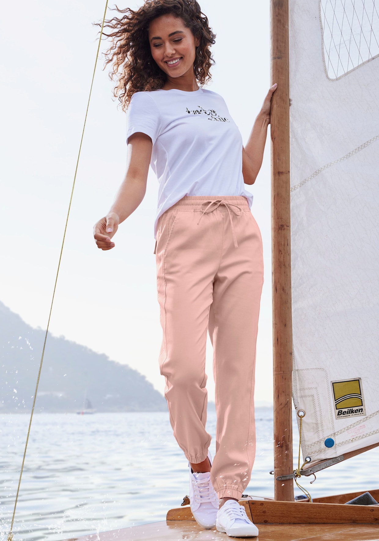 LASCANA Pantalon - pêche