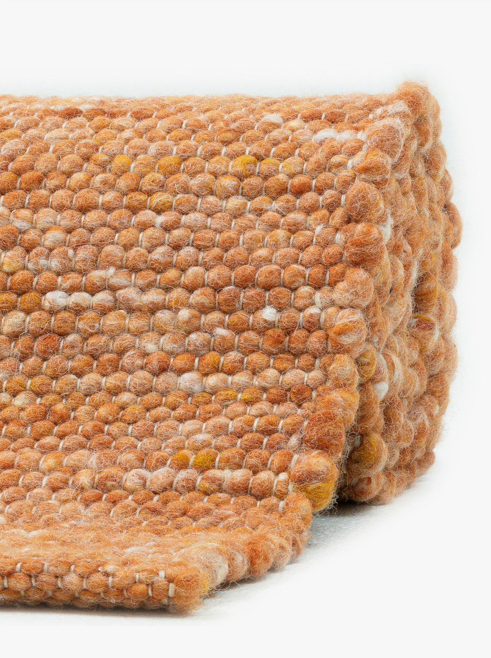 Theko Handwebteppich - orange