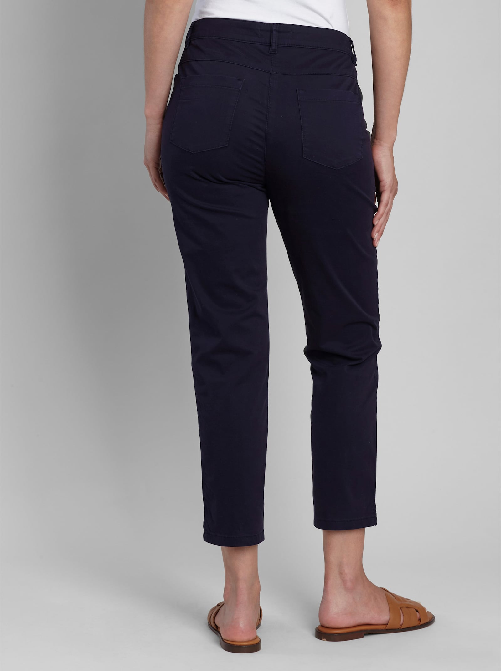 heine 7/8-Hose mit schmalem Bein - marine