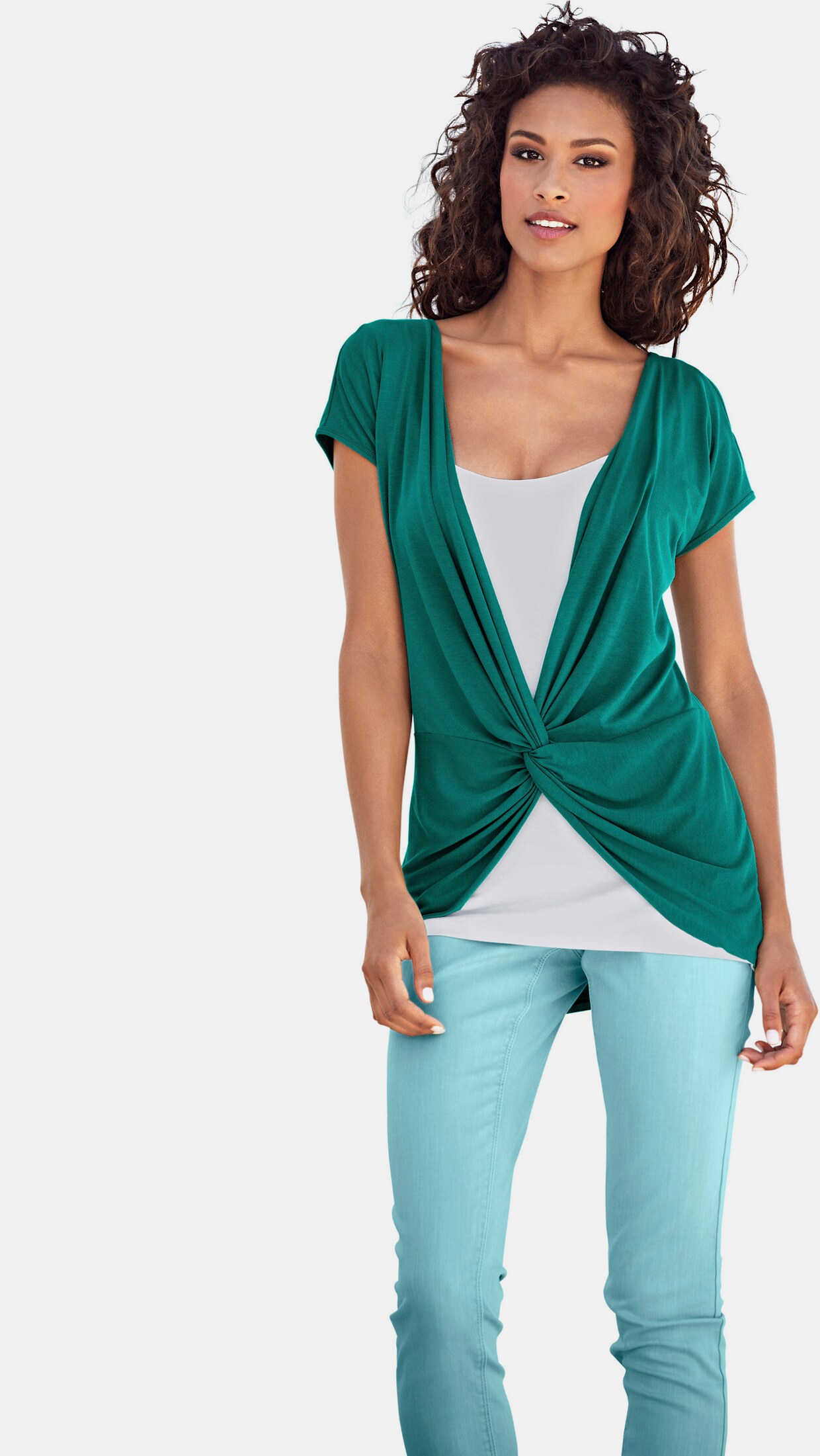 heine 2-in-1-Shirt - grün