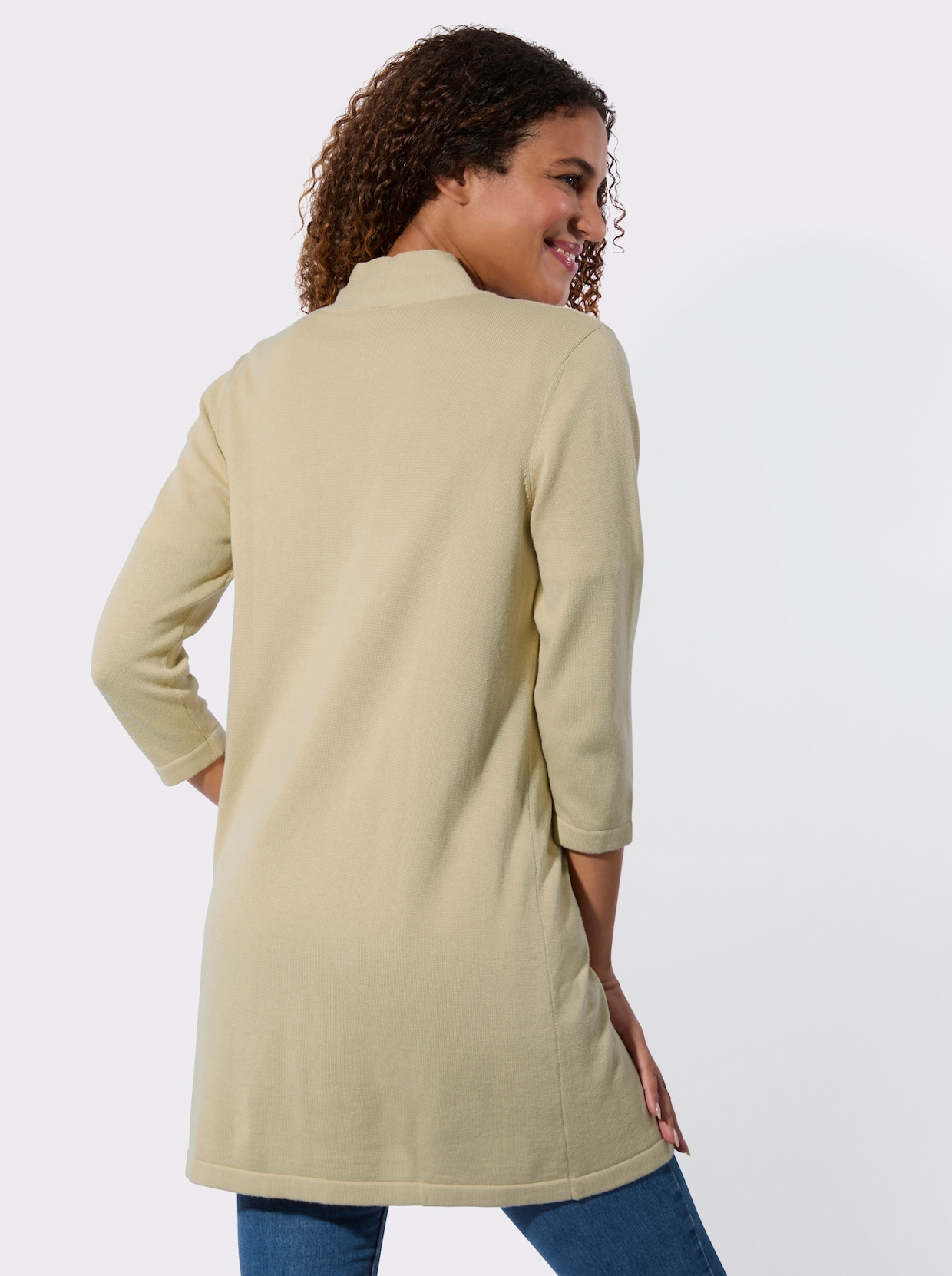 Strickjacke - sand