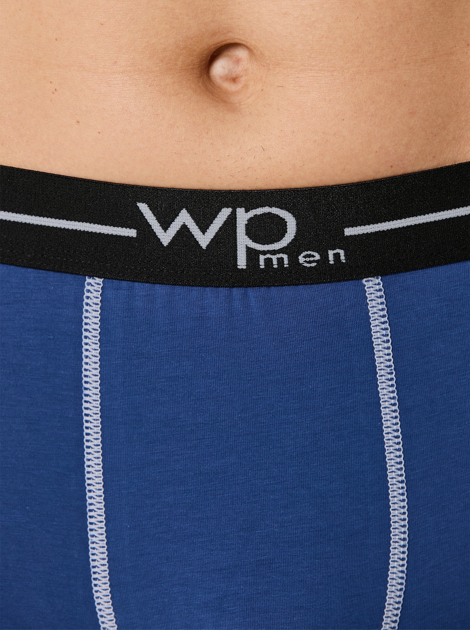 wäschepur men Pants - royalblau + rot + schwarz