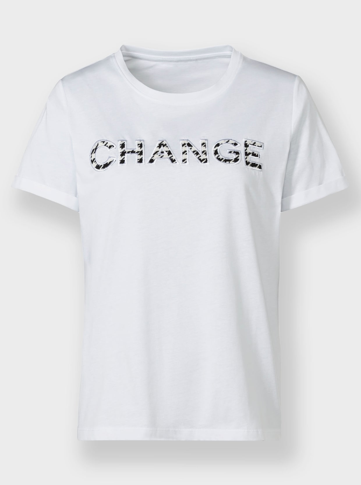 heine Shirt met ronde hals - wit