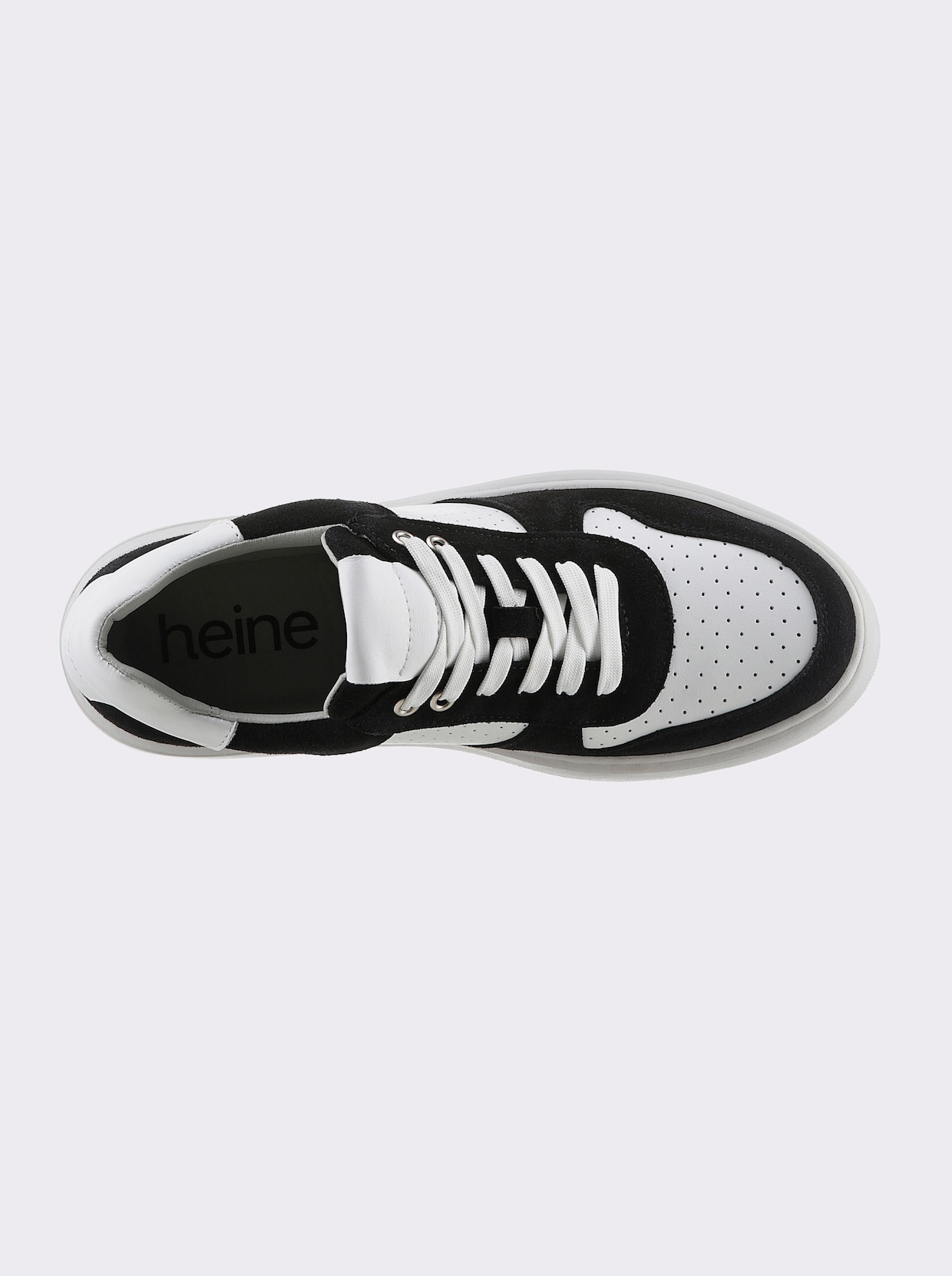 heine Sneaker - schwarz-weiss