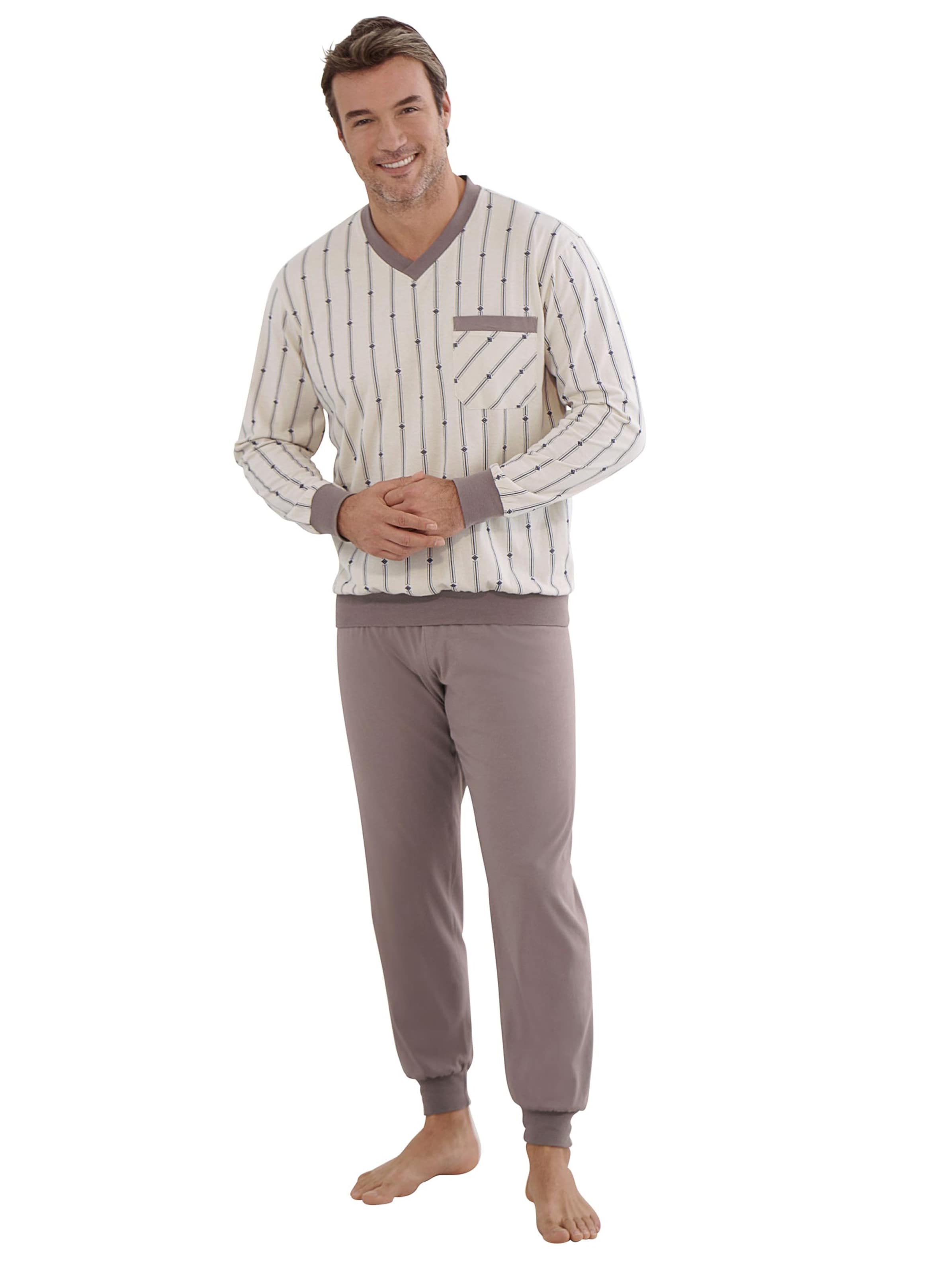 Schlafanzug - natur-braun