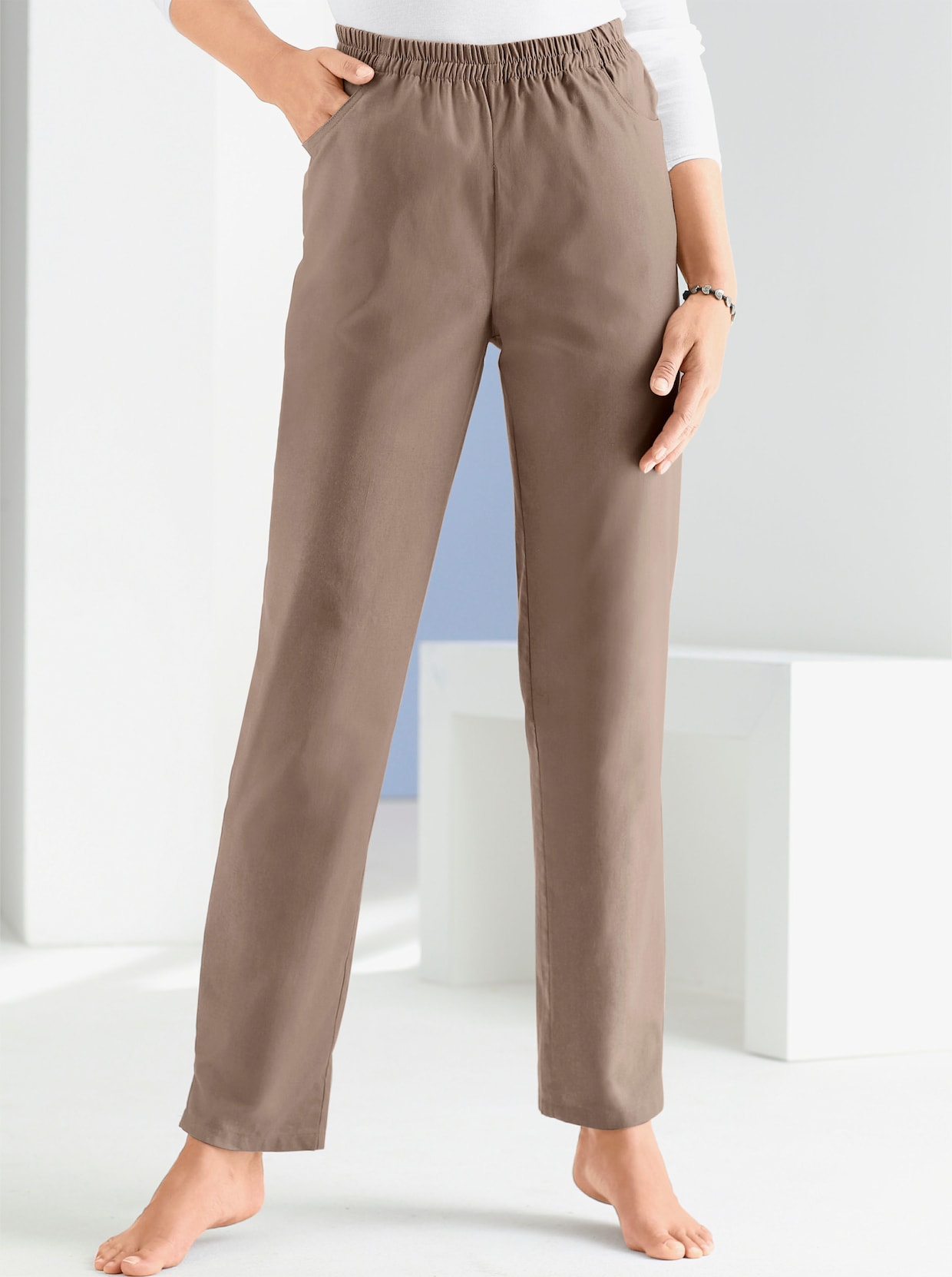 Schlupfhose - taupe