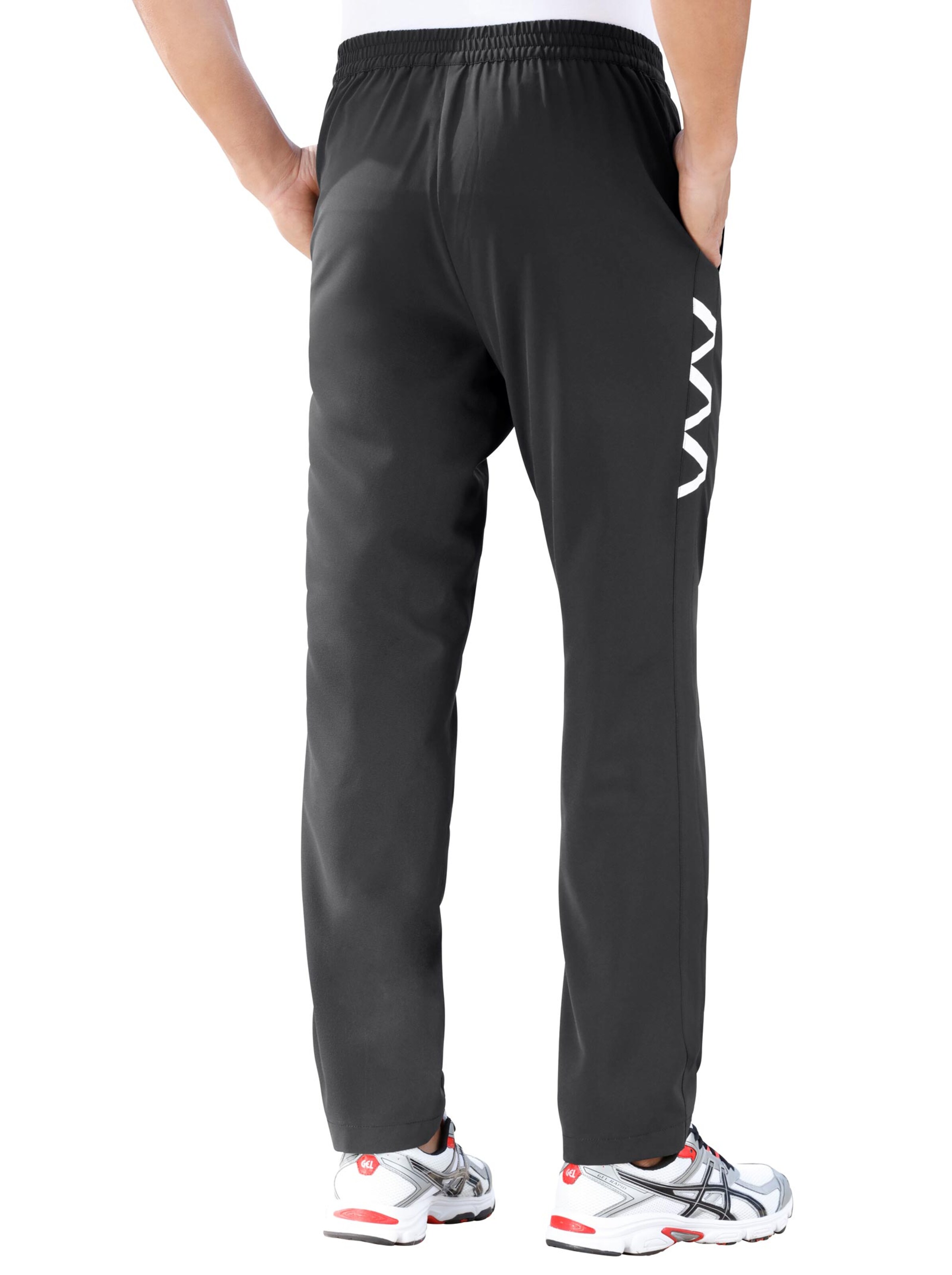 Freizeithose - schwarz-weiß
