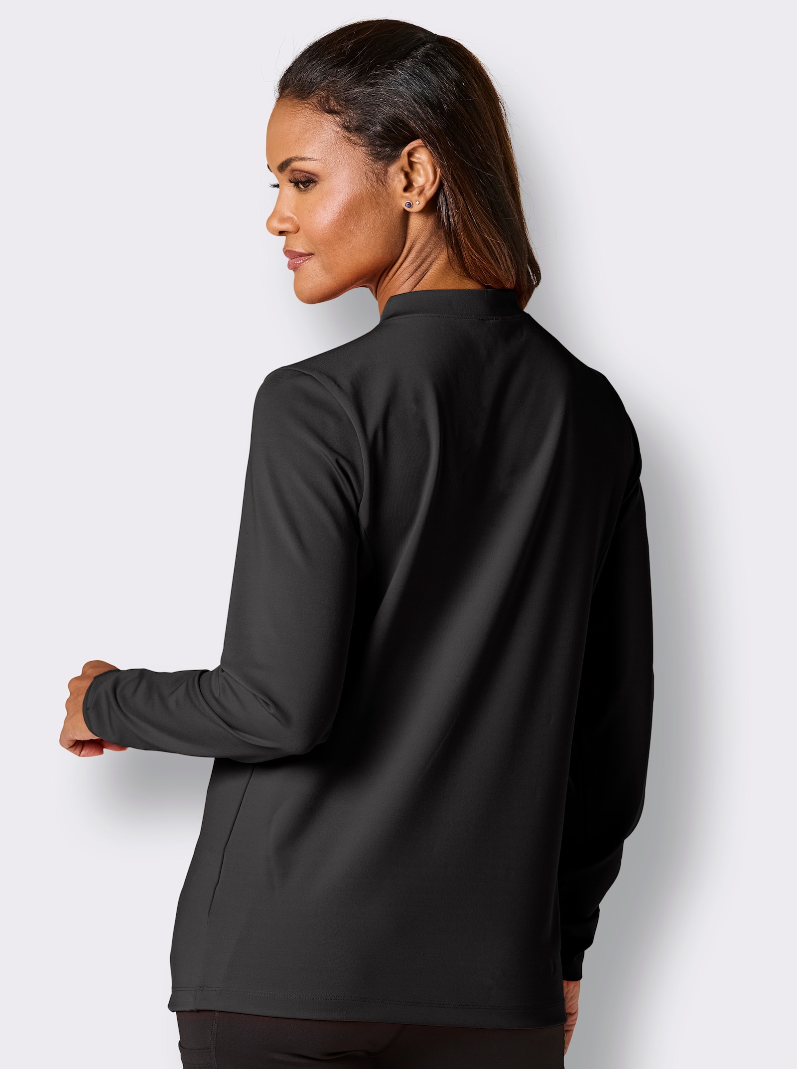 Catamaran Sports Funktionsshirt mit Daumenloch - schwarz