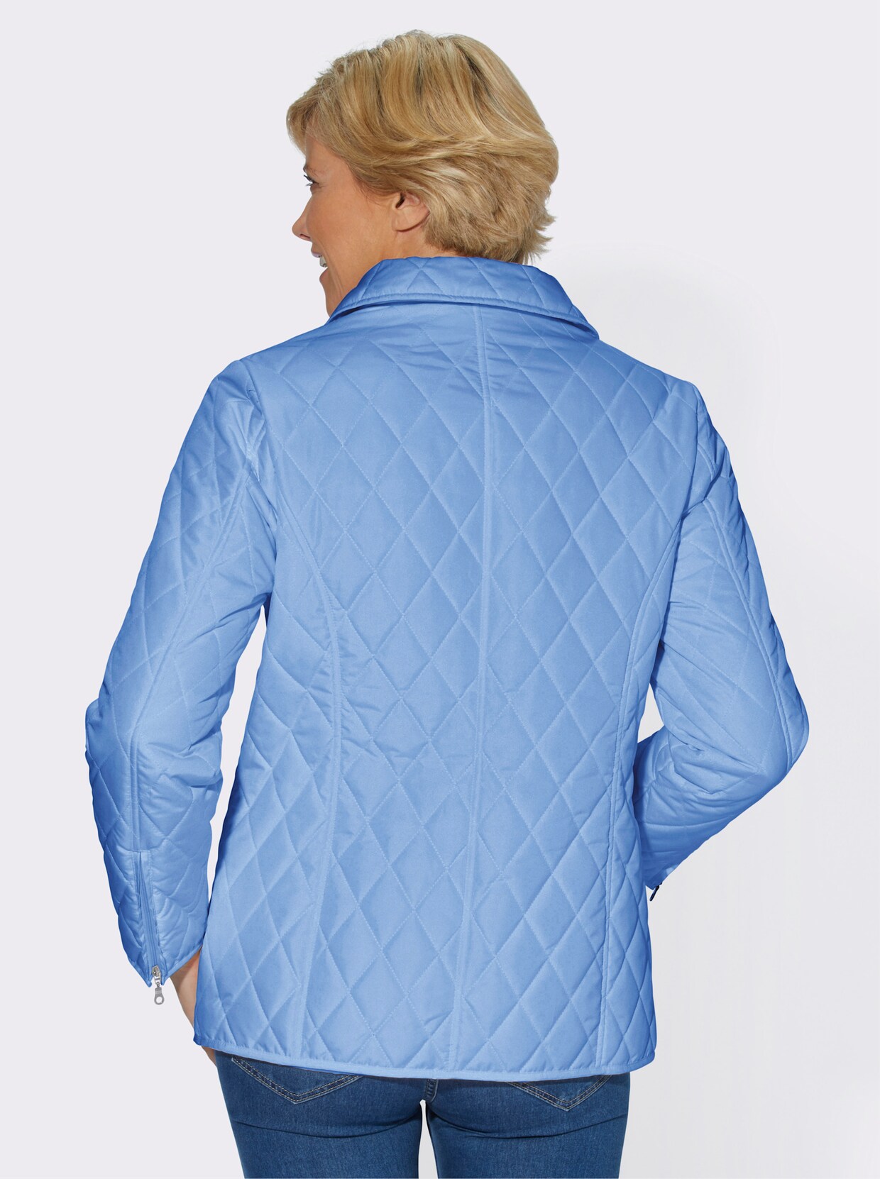 Steppjacke - himmelblau