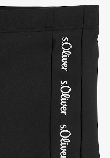 s.Oliver Boxer-Badehose - schwarz