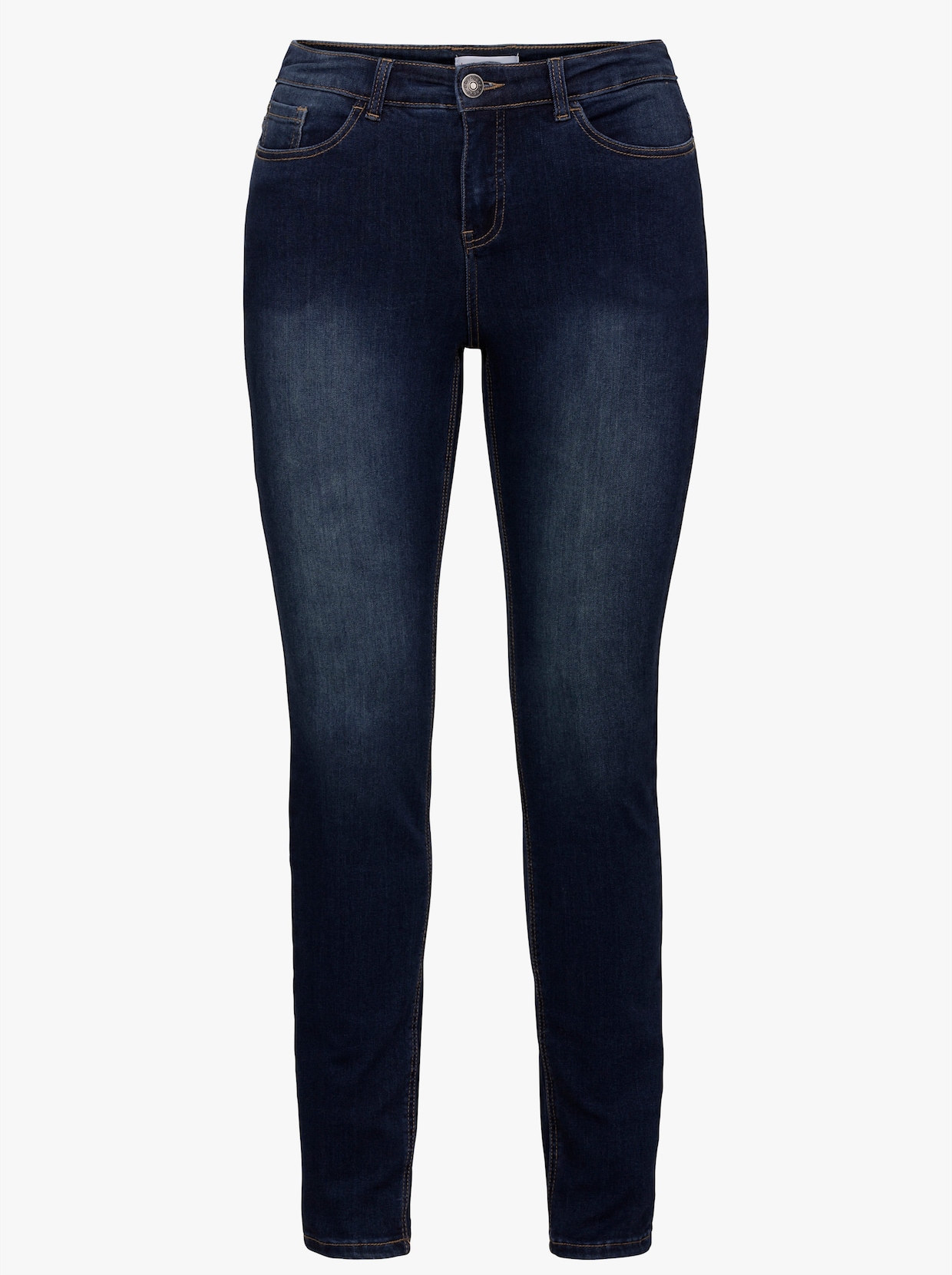 Sheego Skinny Jeans - dark blue denim