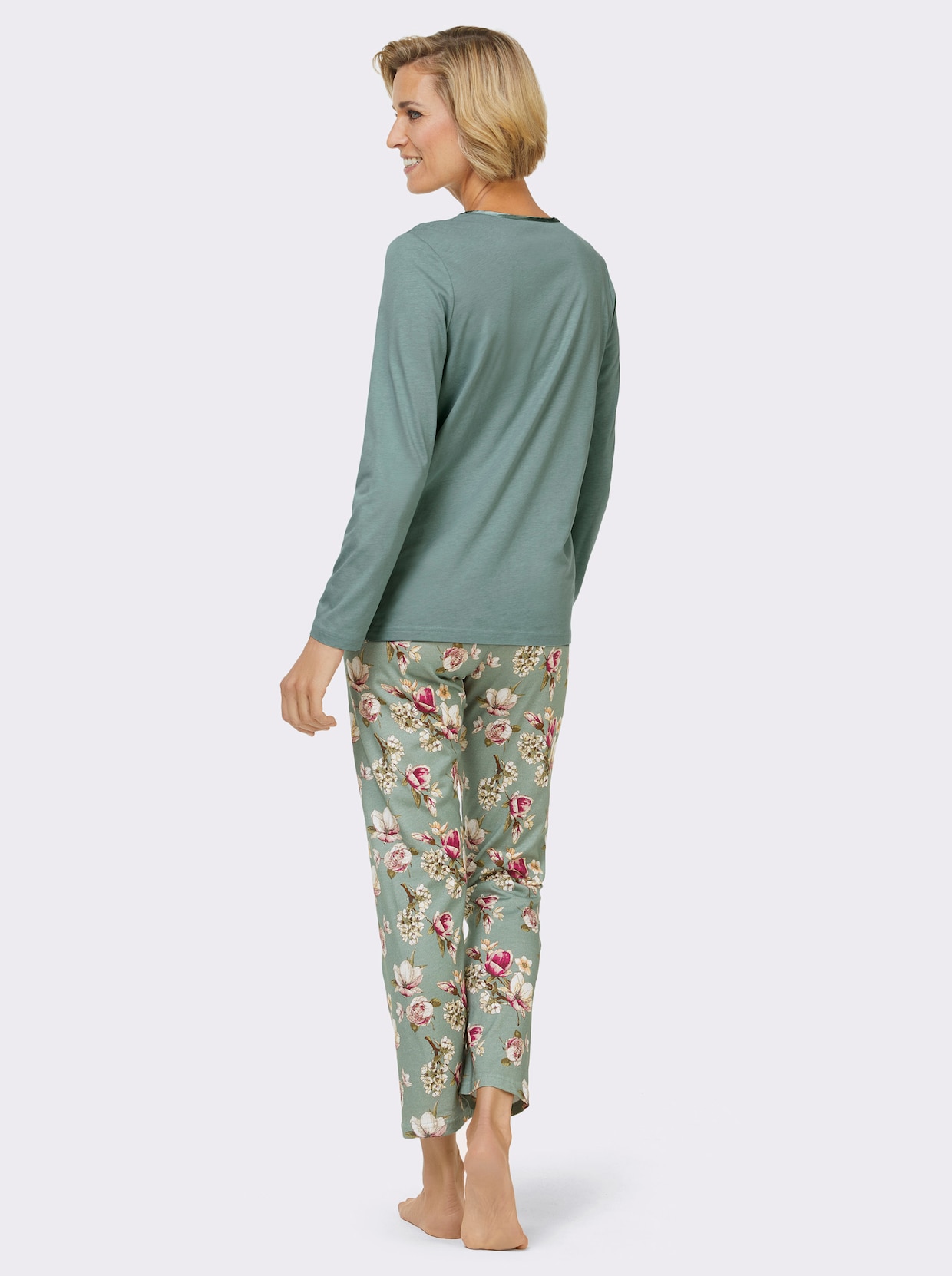wäschepur Pyjama - jade geprint
