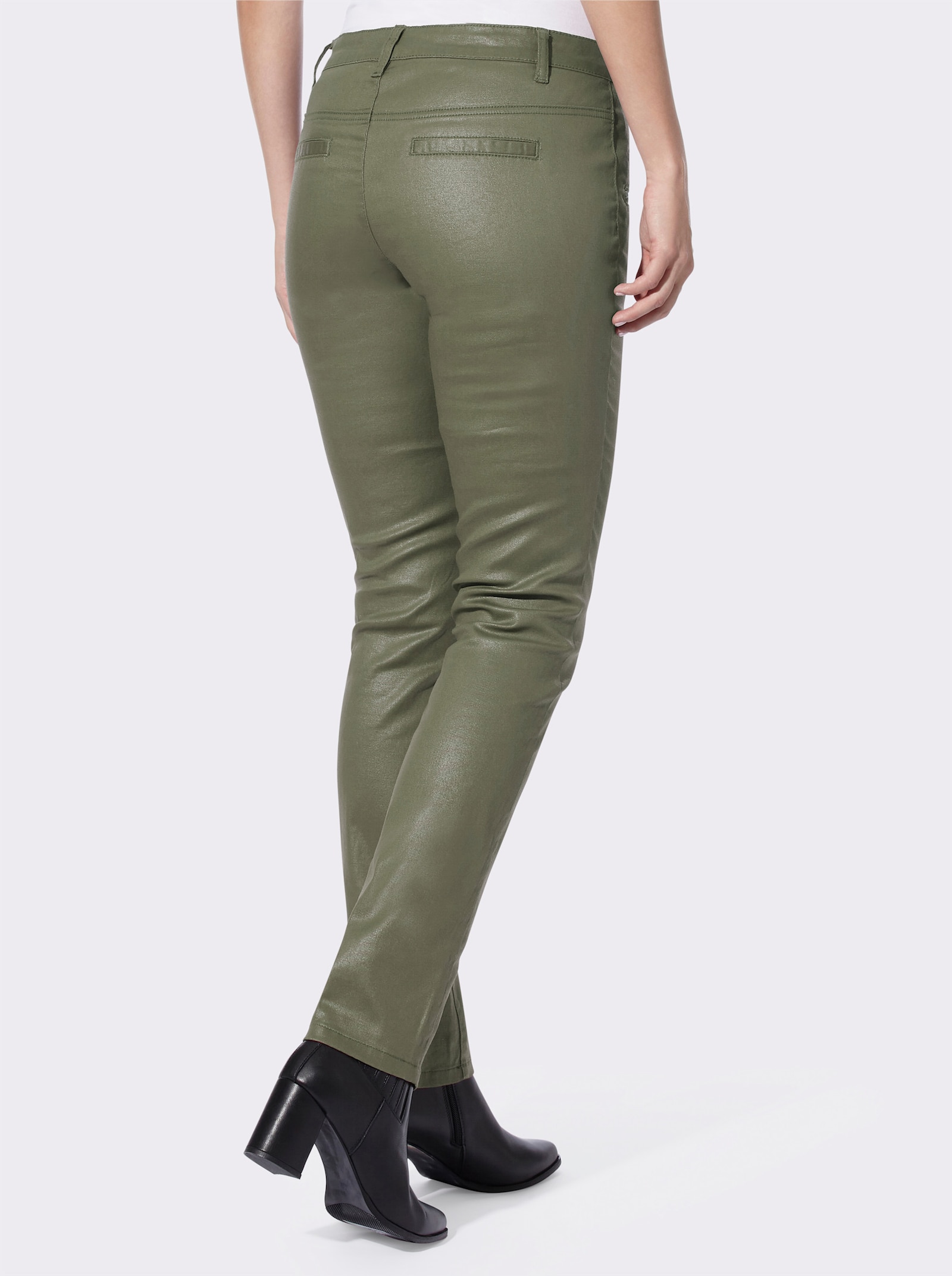 heine Röhrenhose in Stretch-Qualität - khaki