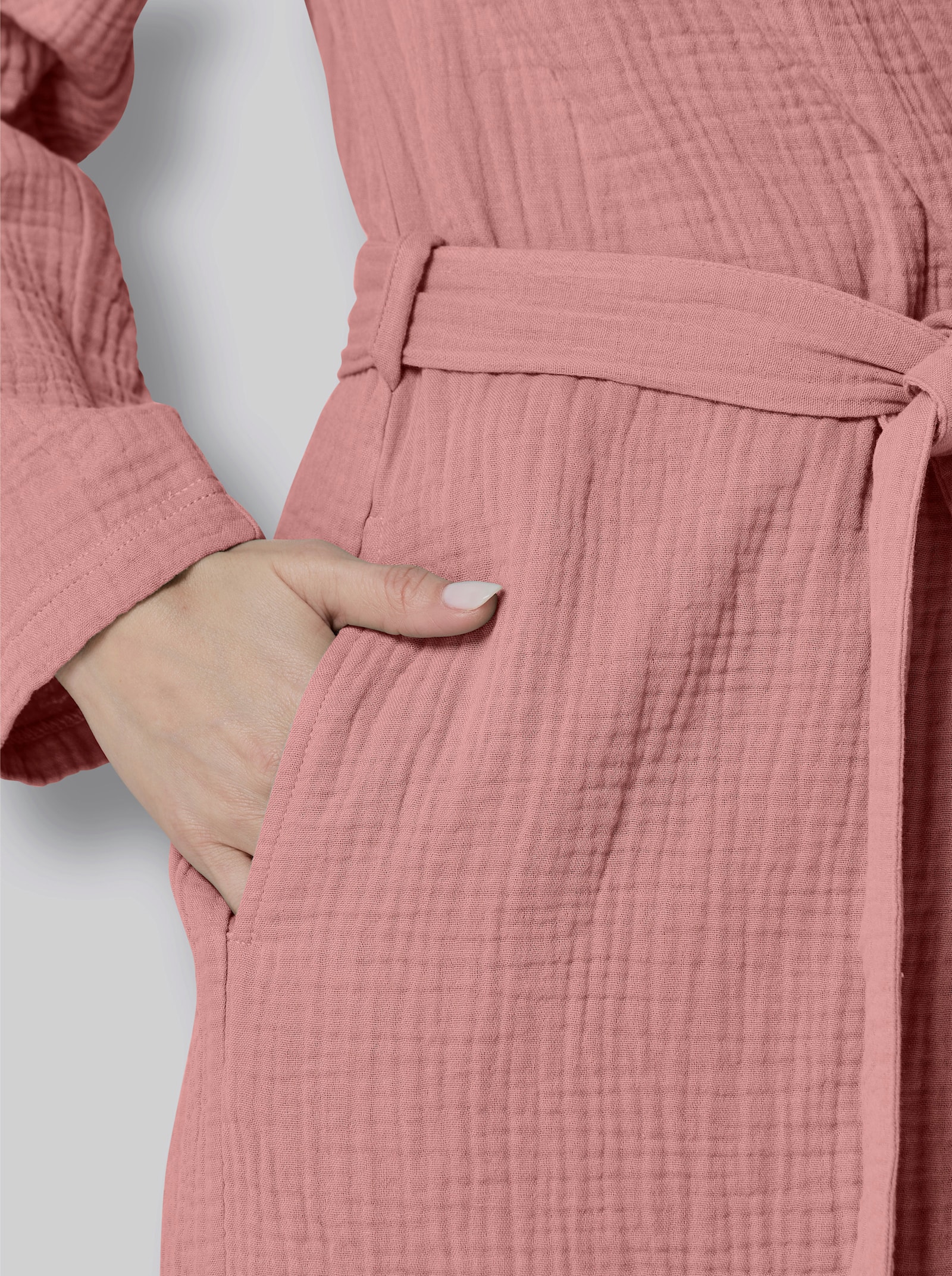 feel good Bademantel - rosenquarz