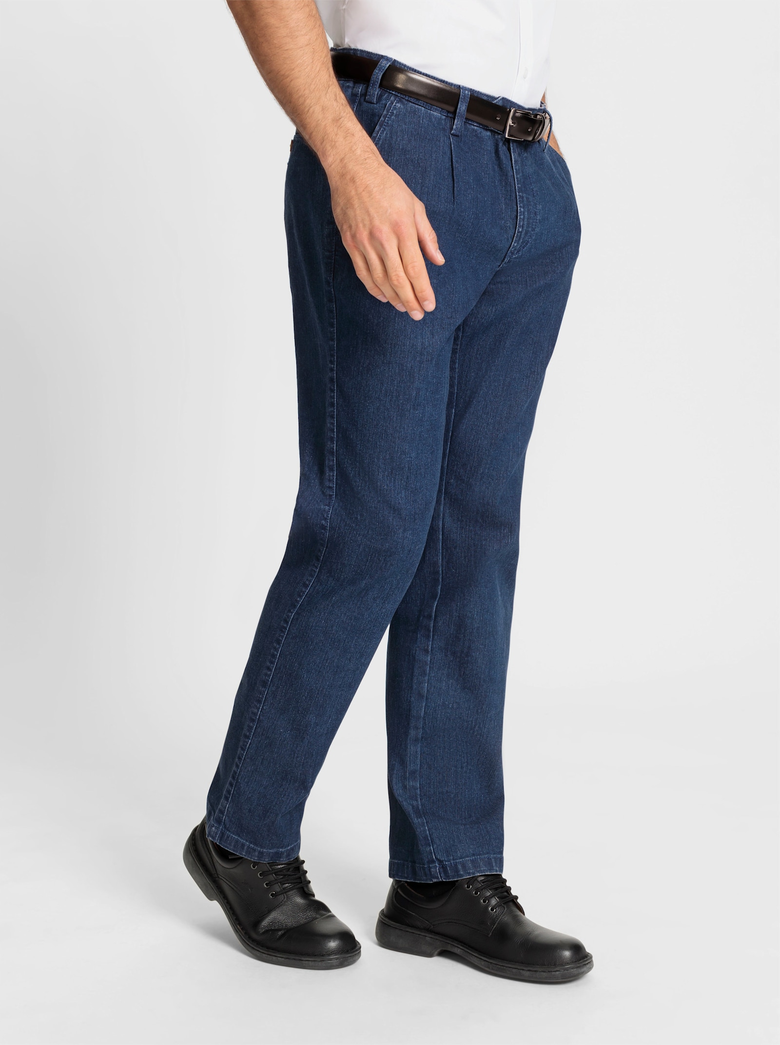 Marco Donati Jeans mit Bundfalten - jeansblau