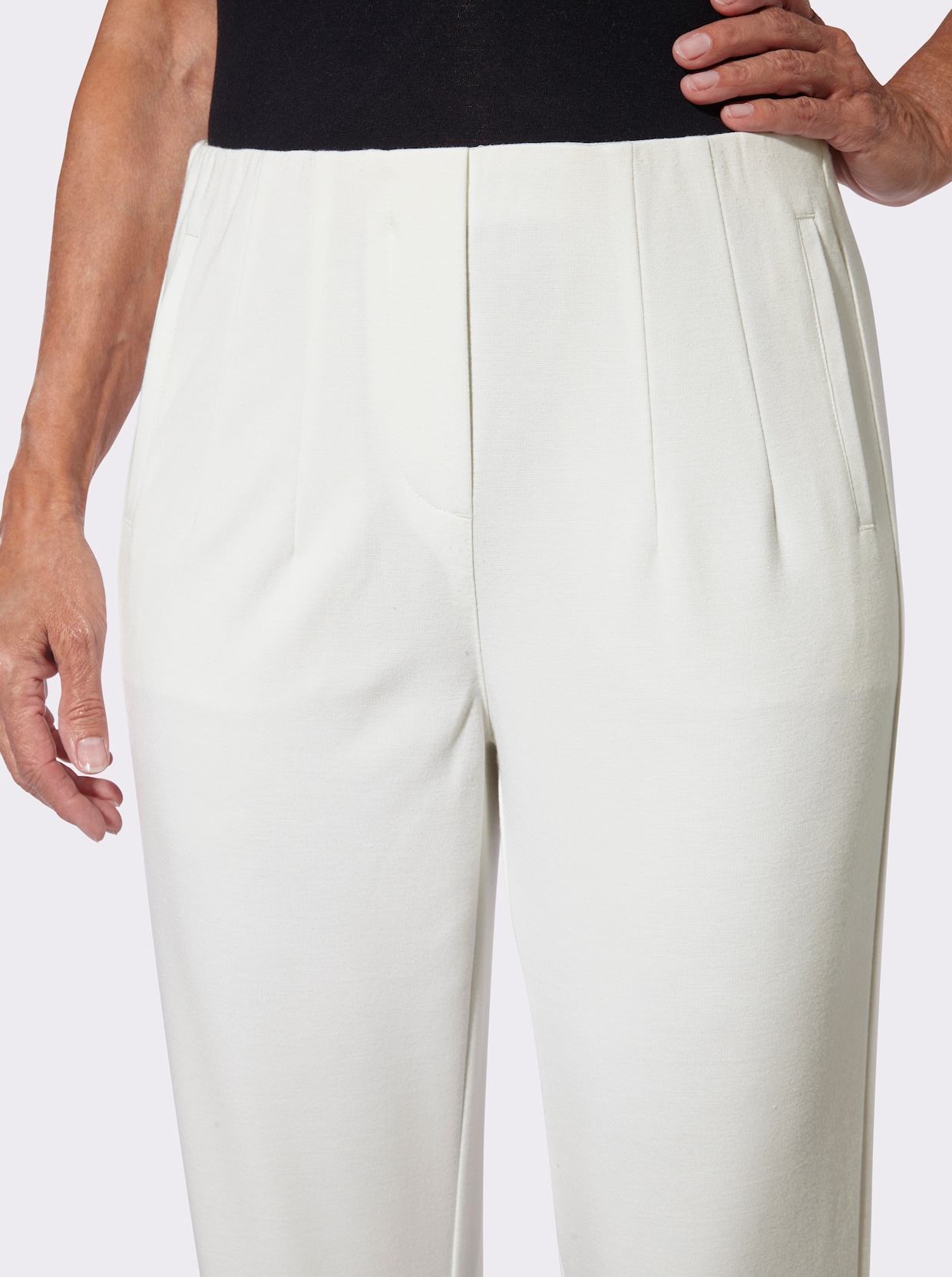 Jerseyhose - ecru