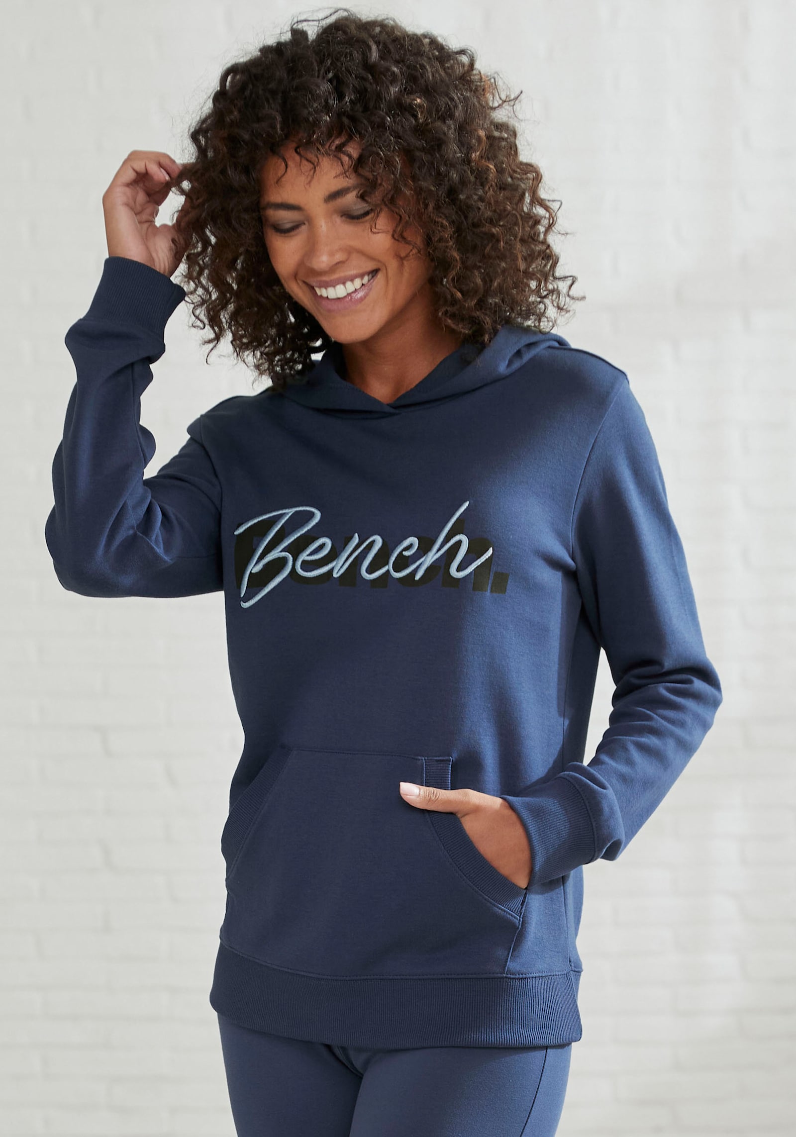 Bench. Loungewear Kapuzensweatshirt - navy