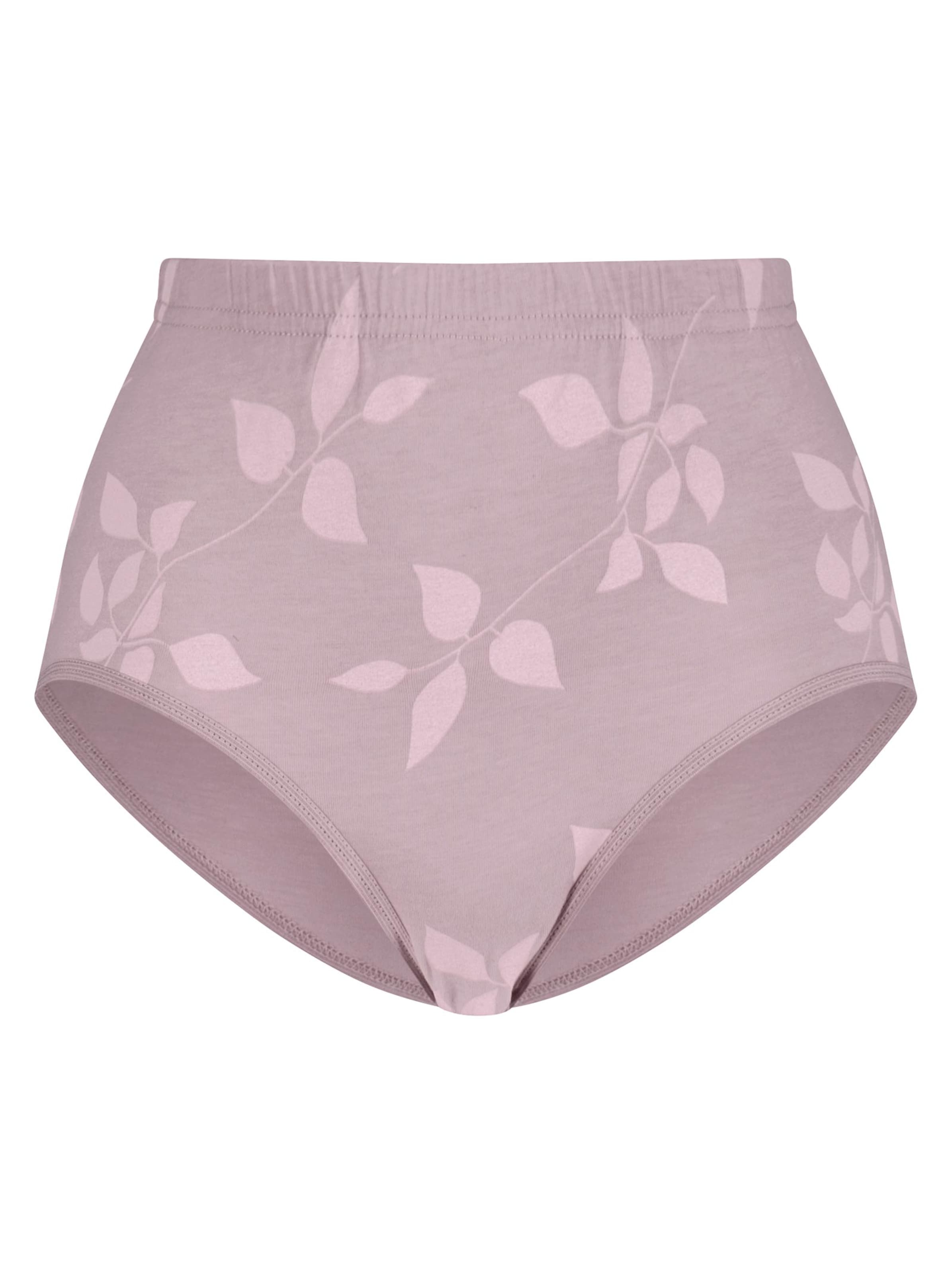wäschepur Taillenslip - rosé + rosé-bedruckt