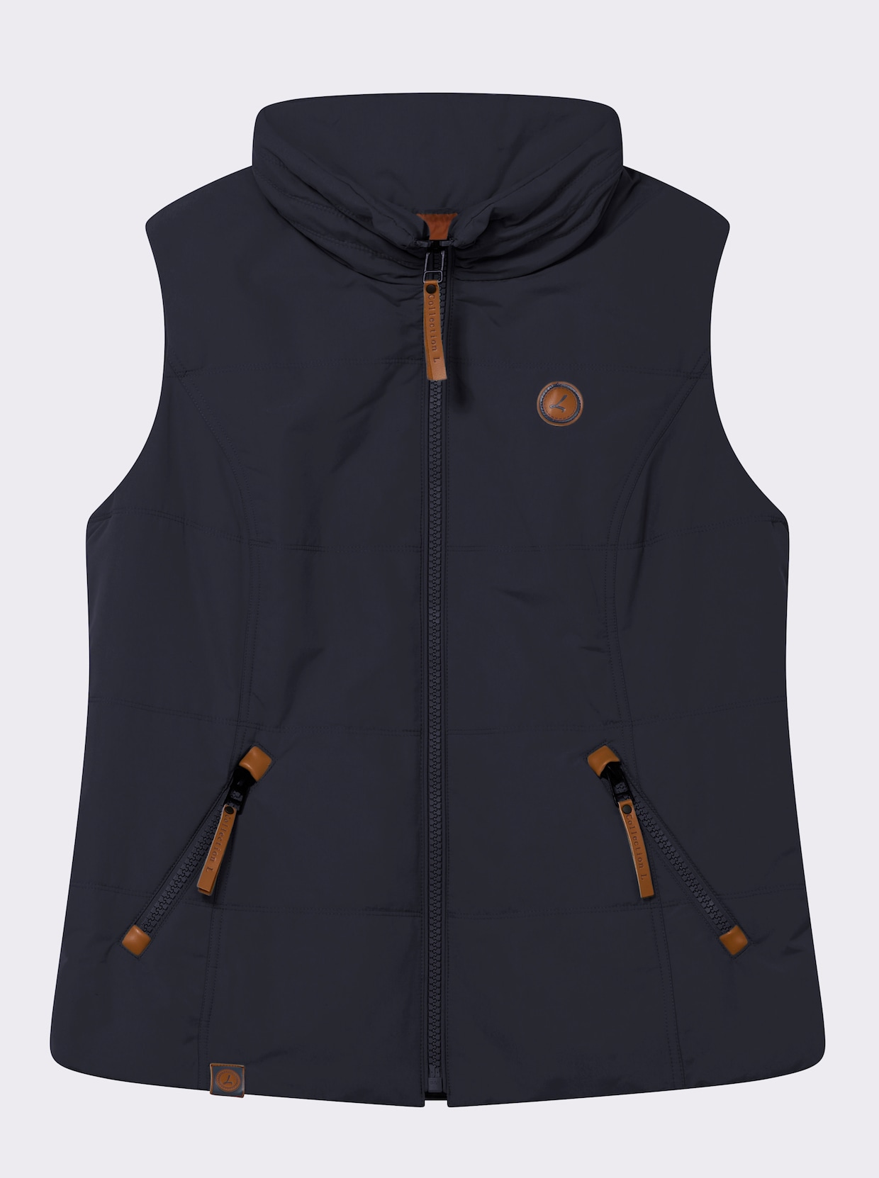 Steppweste in Microfaser-Qualität - marine