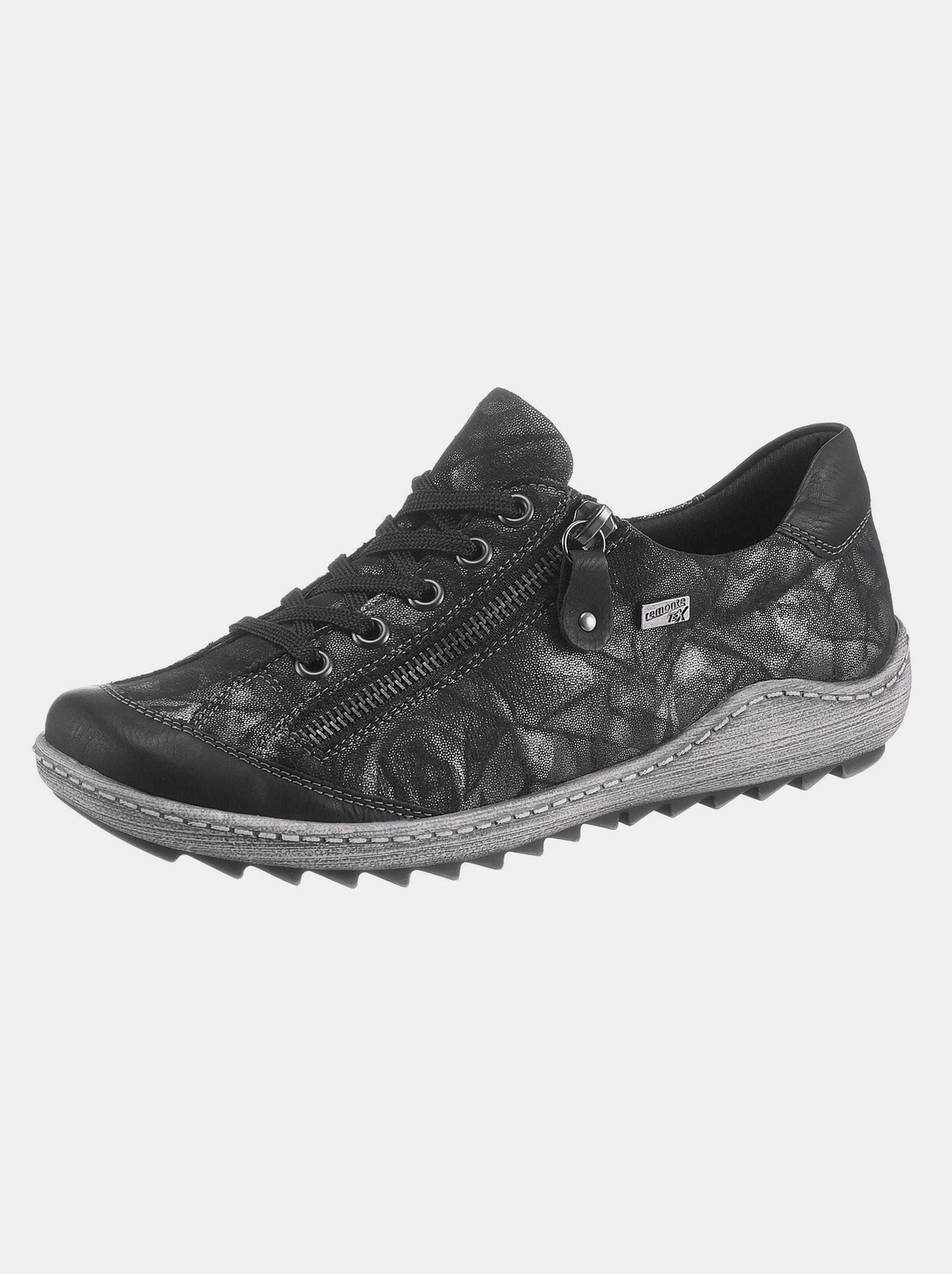 Remonte Schnürschuh - schwarz